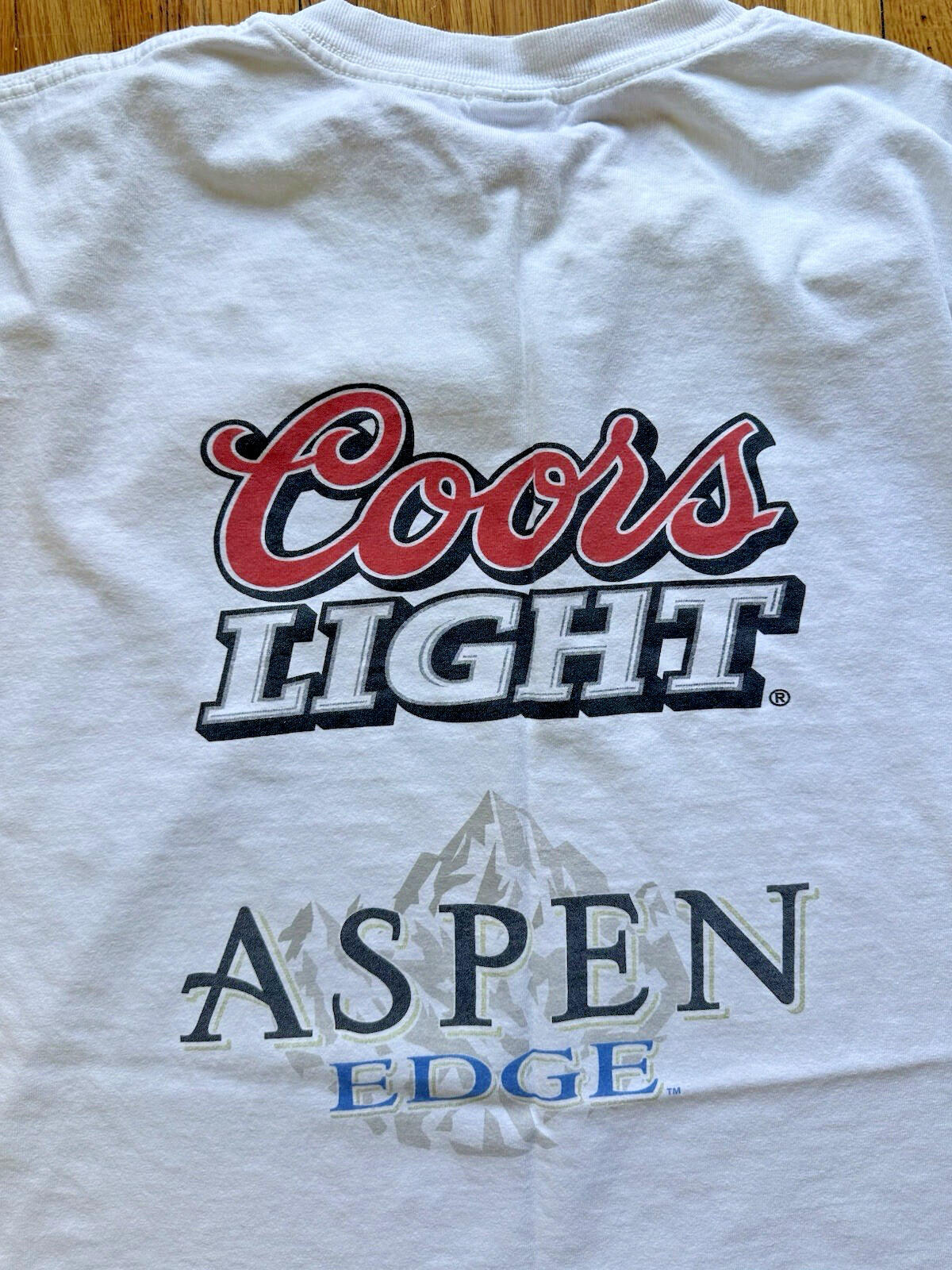 TUBING T SHIRT vintage point pleasant beach LIONS CLUB coors light NJ 2XL