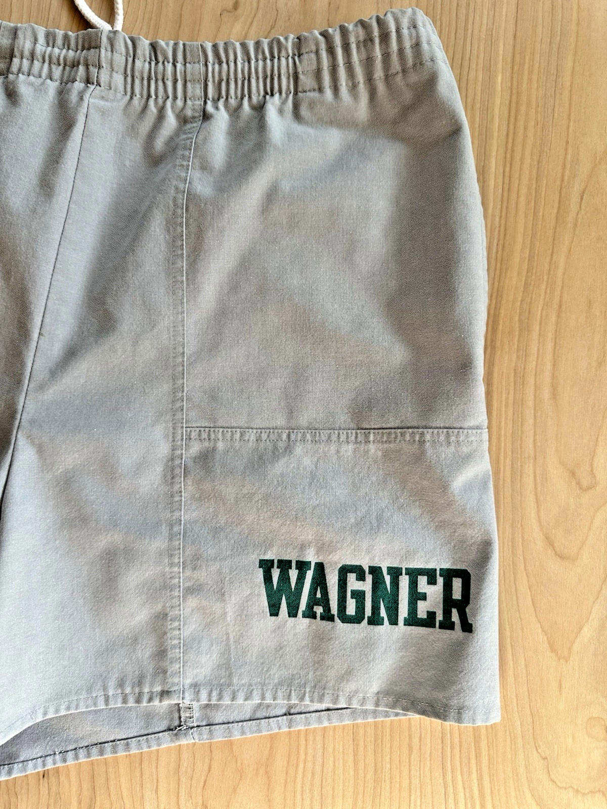 vintage 70's WAGNER college COACH SHORTS draw string GYM medium tag HC STYLEE