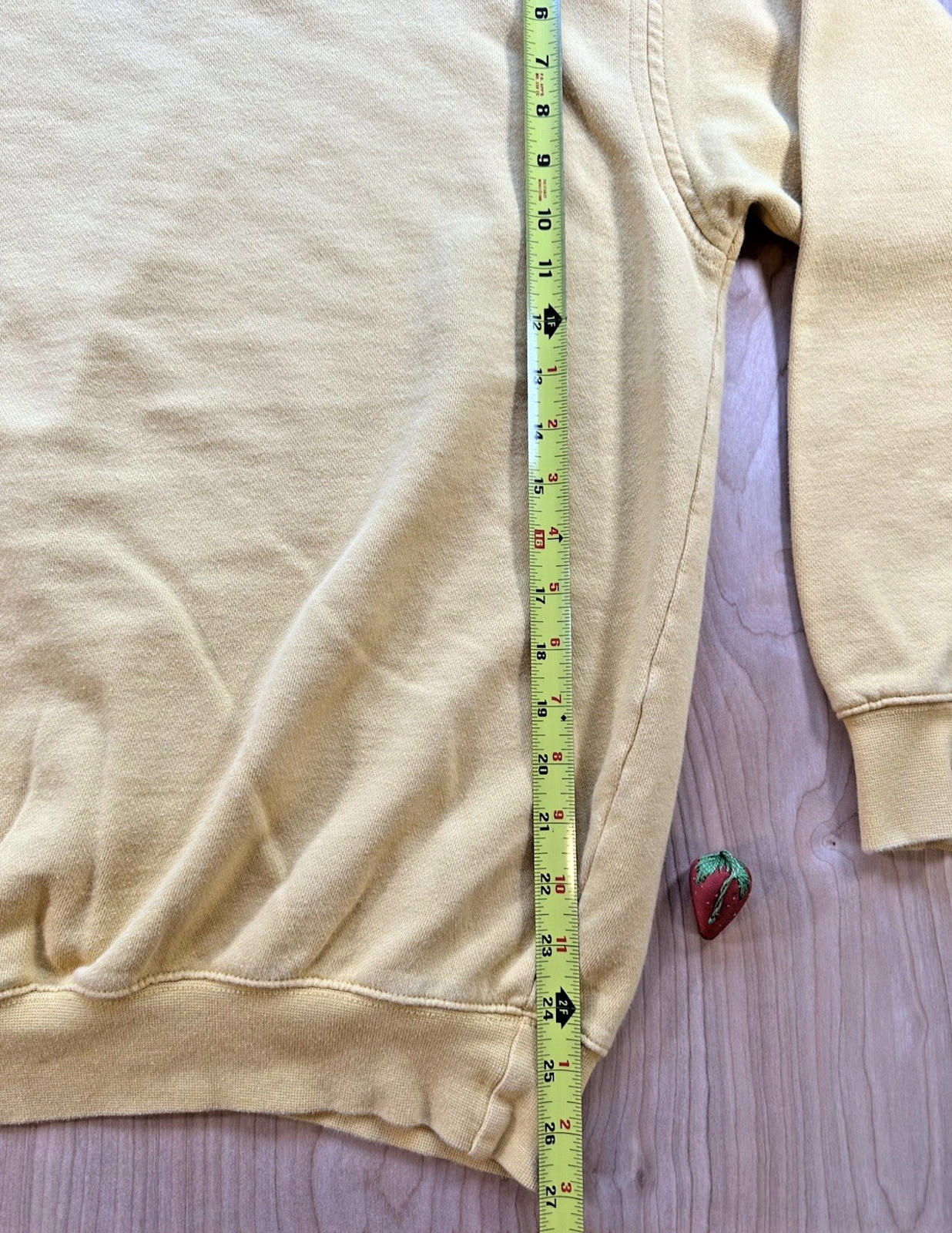 vintage 90's SUPERFLEECE by evergreen SWEATSHIRT yellow MEDIUM pullover SOFT