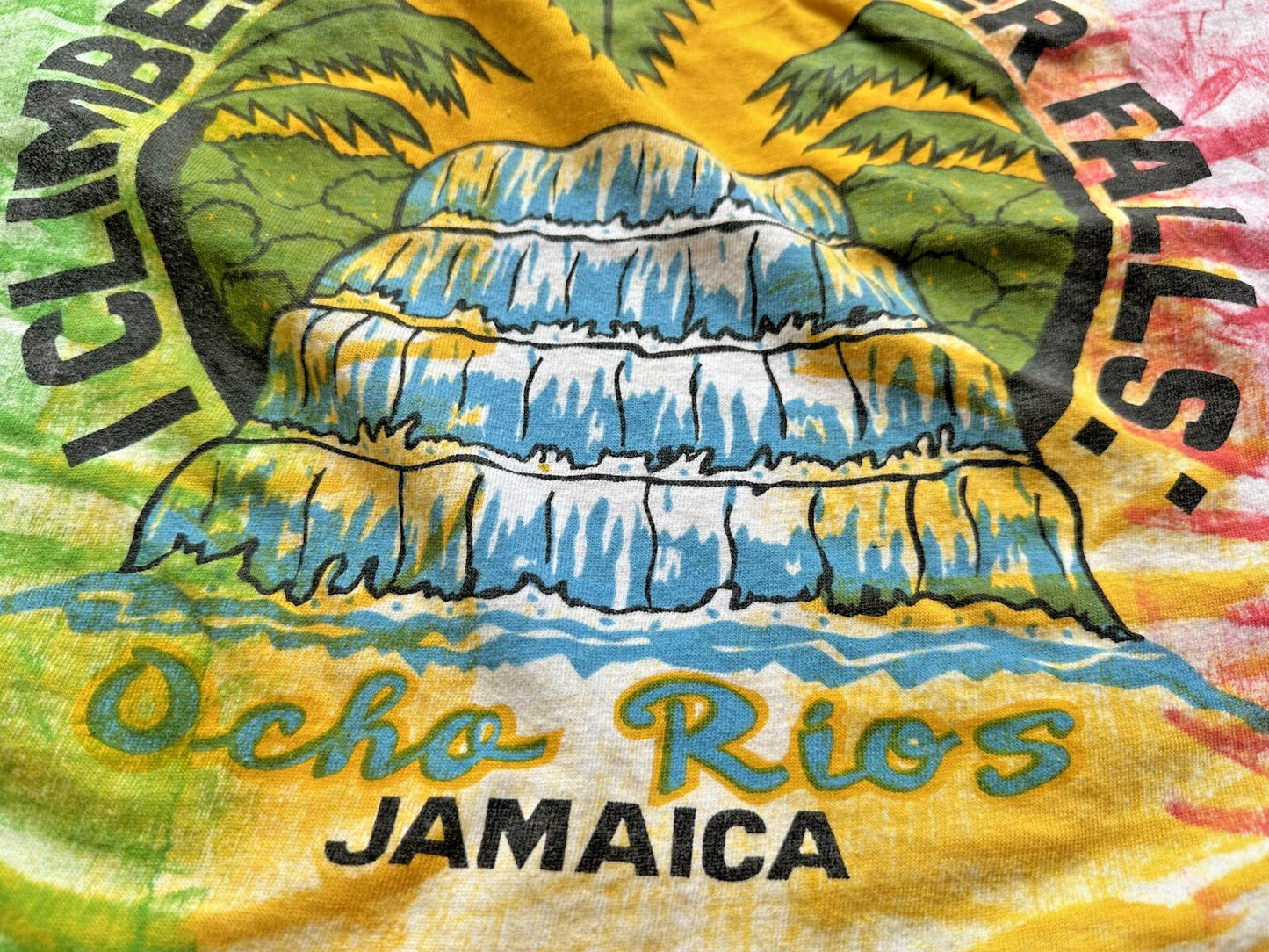 vintage JAMAICA T SHIRT reggae OCHO RIOS oversized RASTA boxy 80's fit SEEN!