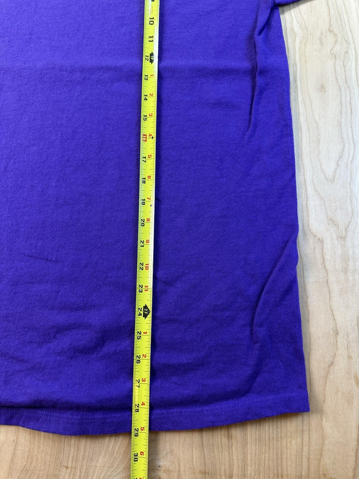 vintage 80's CHAMPION logo T SHIRT purple ALL COTTON made in USA xtra large