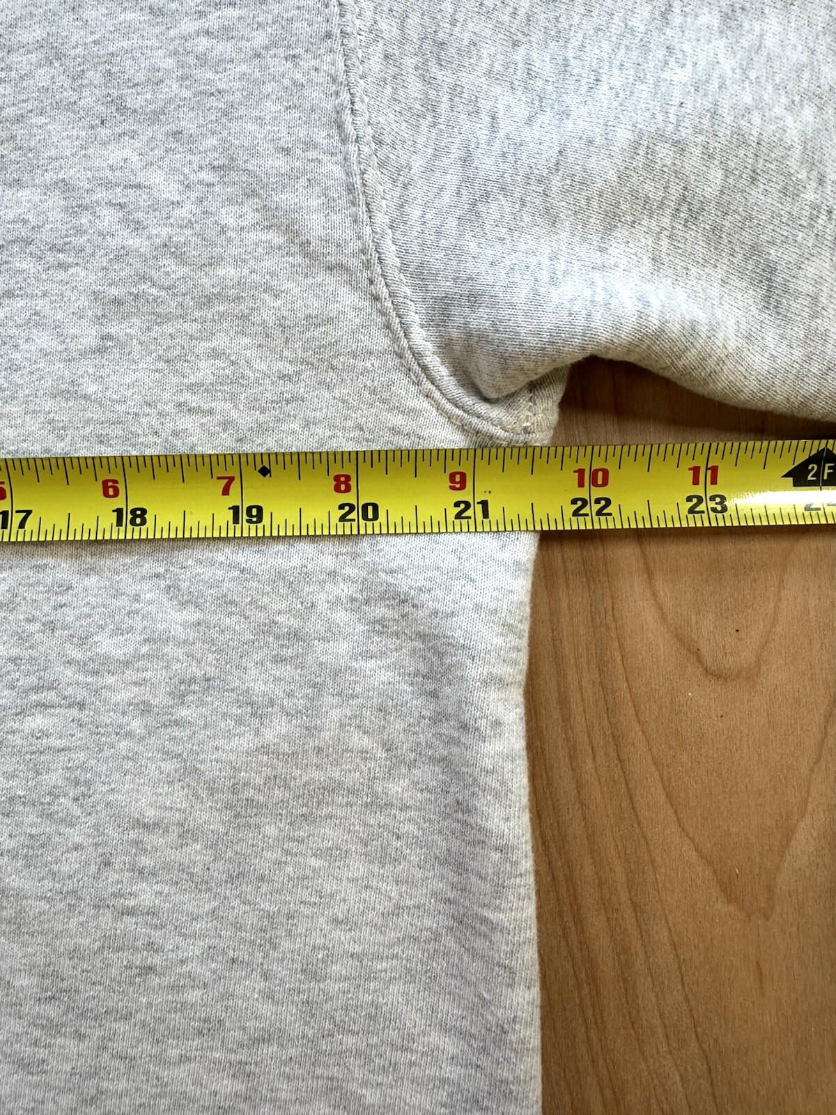 vintage 90's FRUIT OF THE LOOM blank SWEATSHIRT gray SIZE LARGE clean COTTON