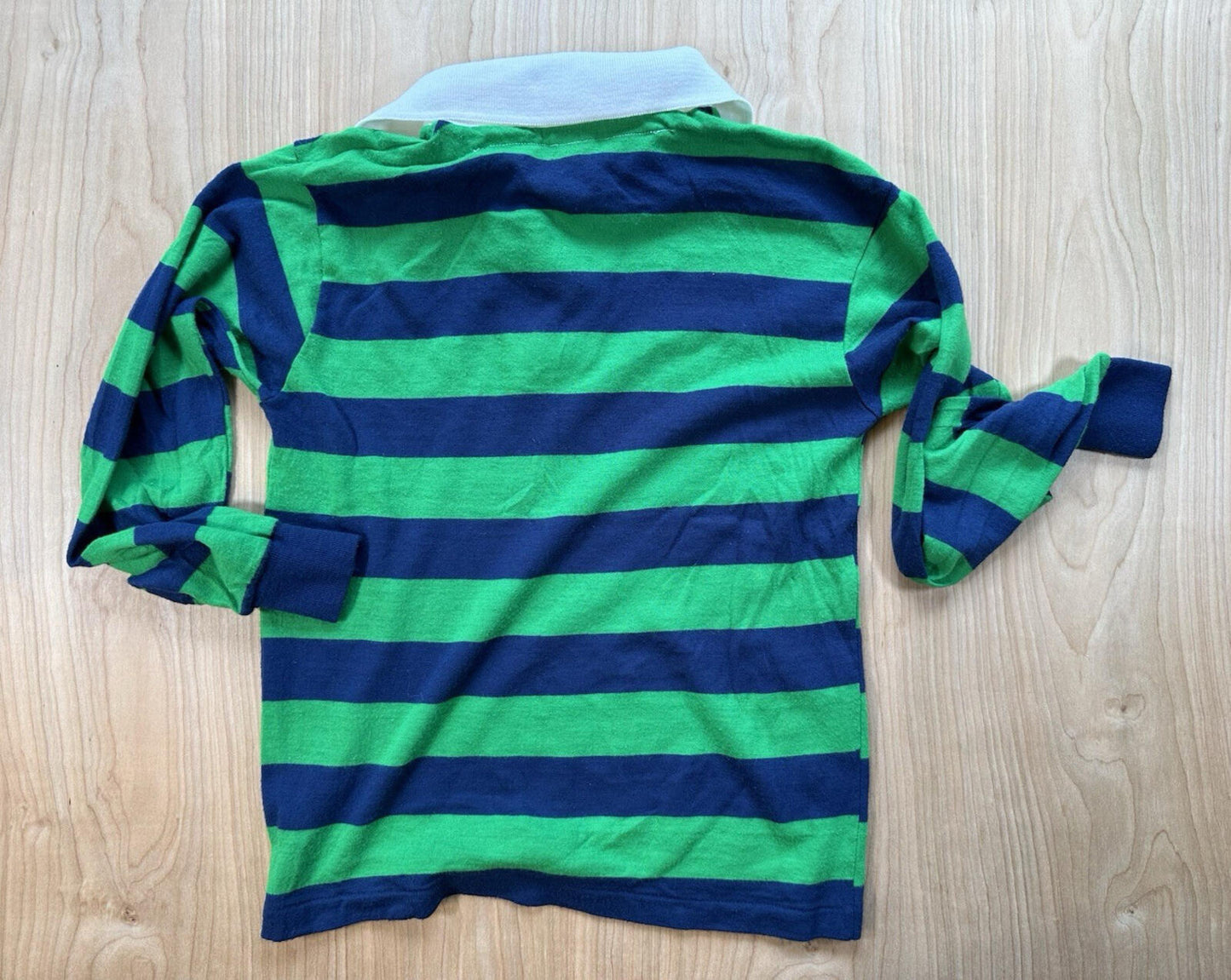 vintage 70's childrens RUGBY blue and green SEARS boys PERMA-PREST preppy