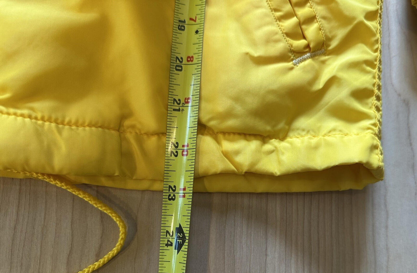vintage 80's WINDBREAKER yellow TIGERS 1980 city champs SMALL skate PUNK indie