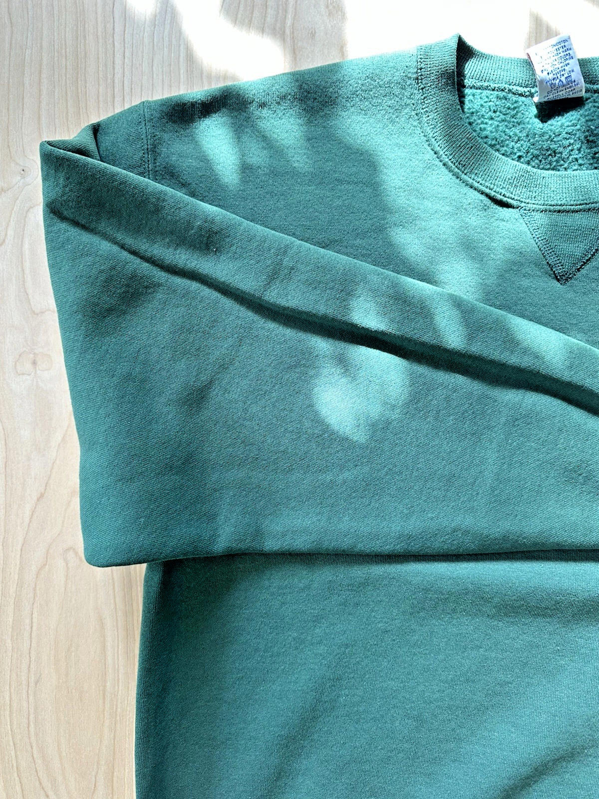 vintage 2000 RUSSELL athletic GREEN pullover sweatshirt MEDIUM