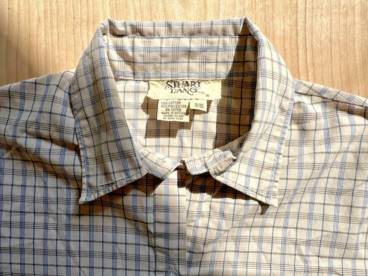 vintage 80's womans BLOUSE button up lightwieght STUART LANG disco NEW WAVE