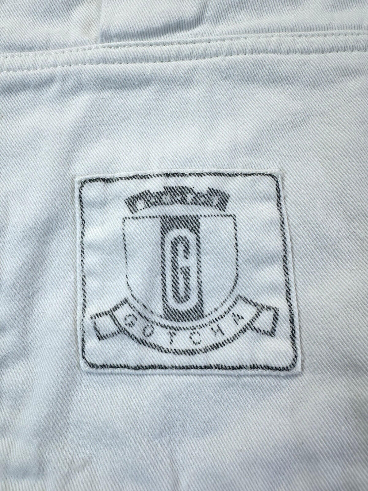 vintage 80's GOTCHA pop over WHITE baggy COTTON skater SURFING new wave LARGE