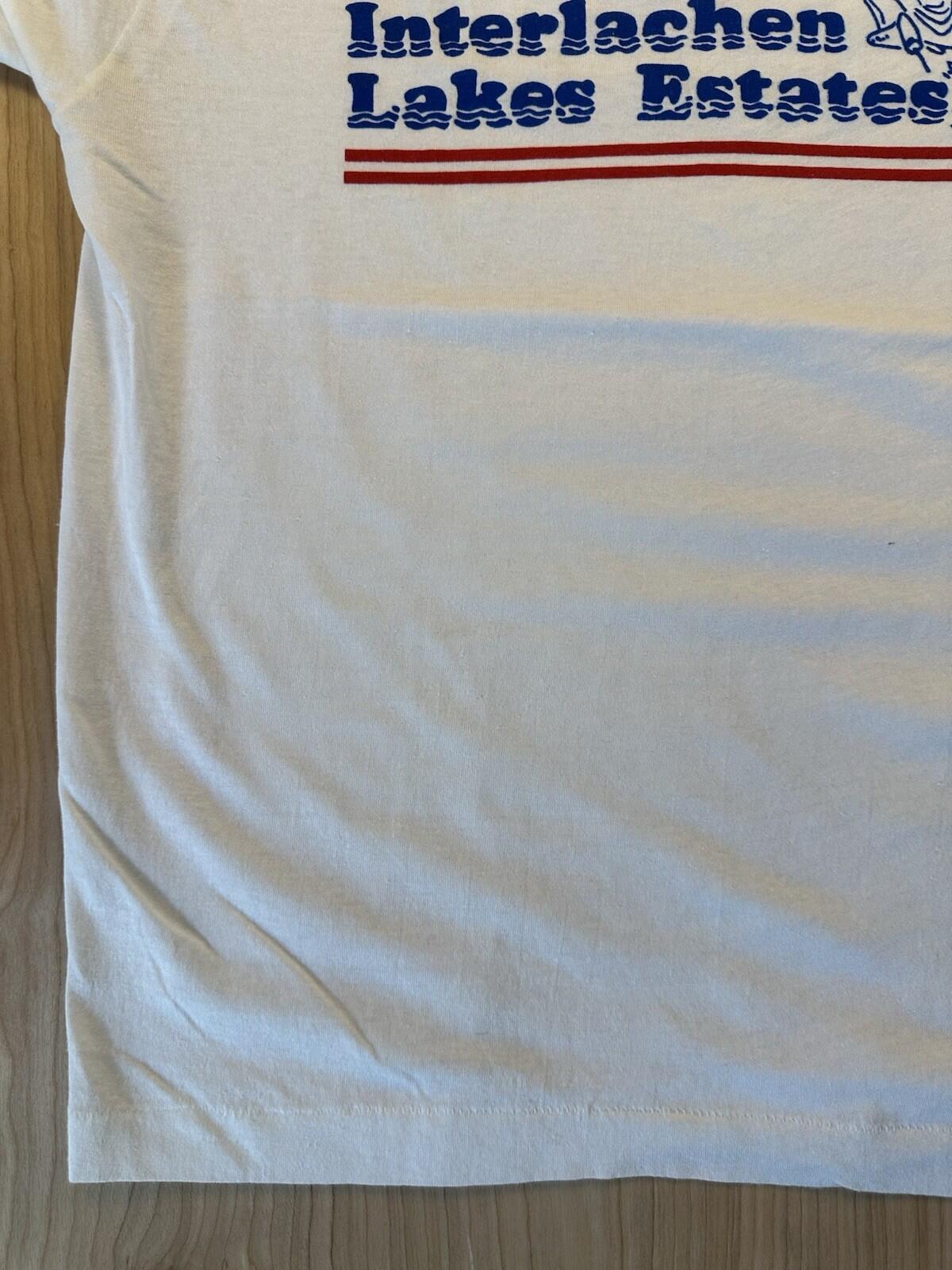 vintage 80's LARGE MOUTH BASS ringer T shirt SCREEN STARS large MADE IN USA
