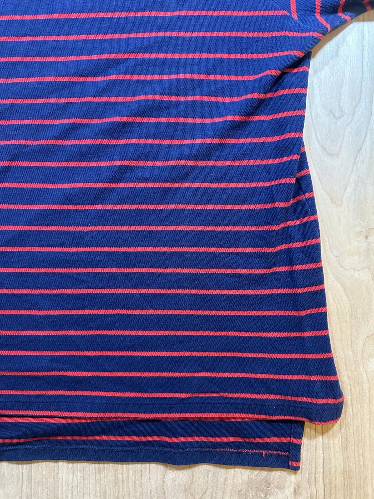 vintage 80's POLO RALPH LAUREN short sleeve RUGBY POLO shirt RARE collar LARGE