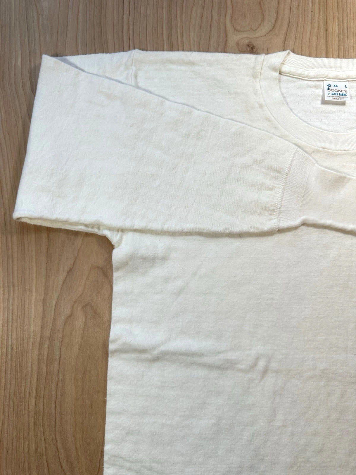 vintage 60's JOCKEY 2-LAYER FABRIC thermal LONG SLEEVE gorpcore LONG JOHNS large
