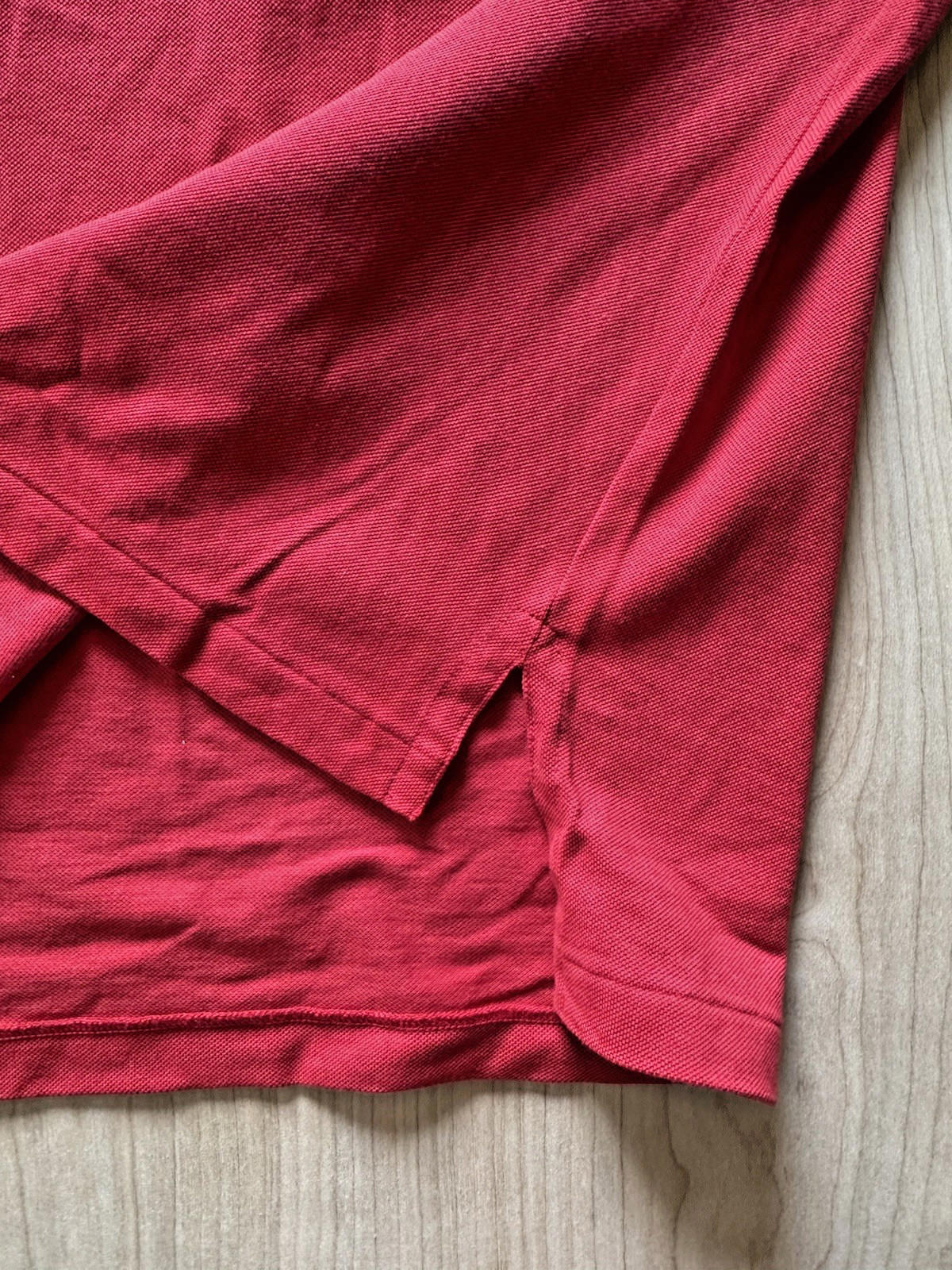 vintage 1970's RALPH LAUREN POLO shirt RED small CLEAN PREPPY icon