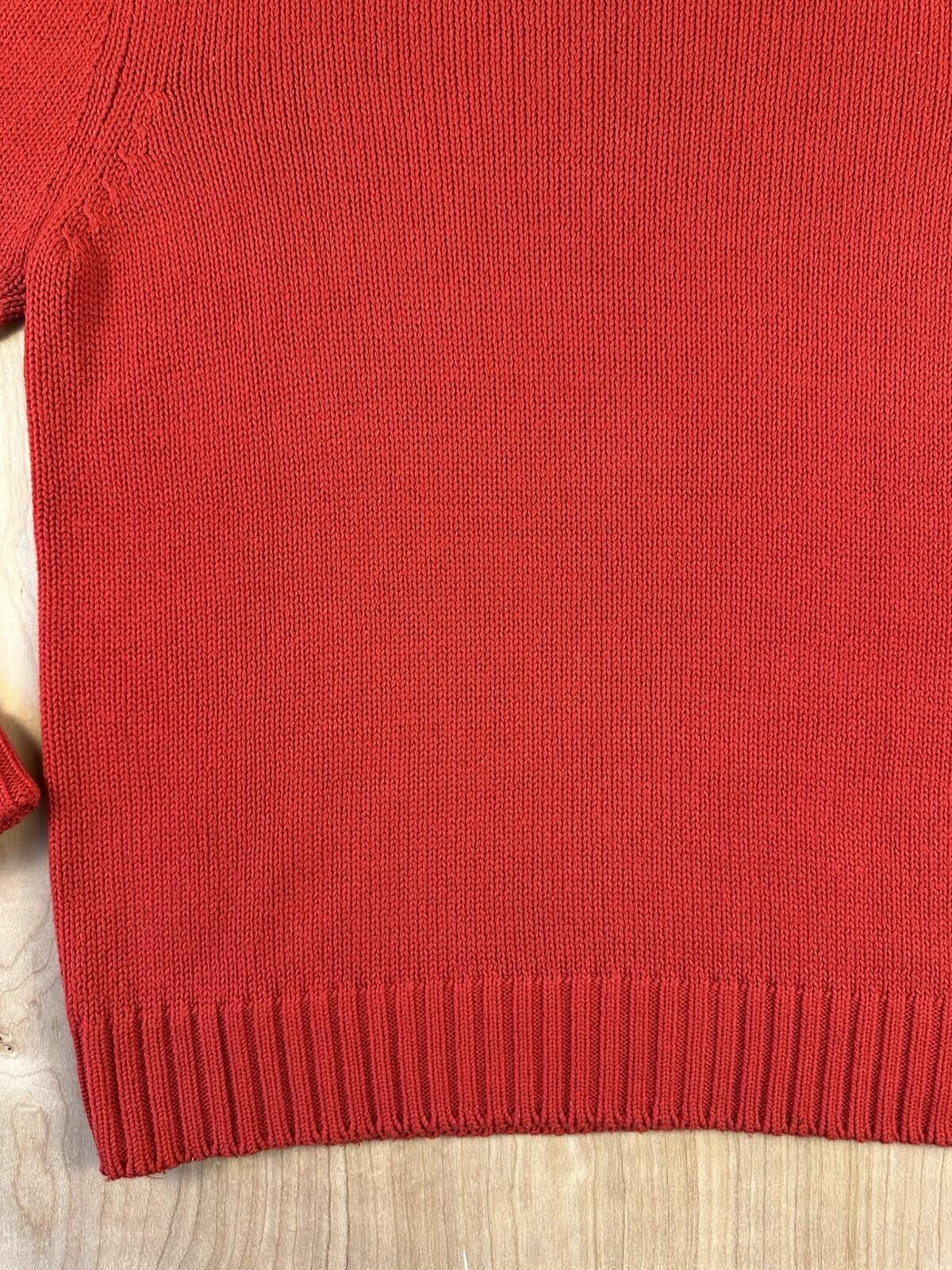 vintage 1980's CAT SWEATER handmade PUFFY SLEEVE red WHITE KITTY valley girl WOW