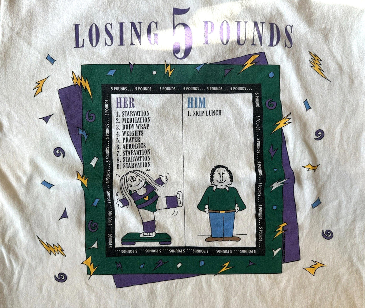 vintage 80's CATHY comic strip TSHIRT single stitch COTTON xtra large