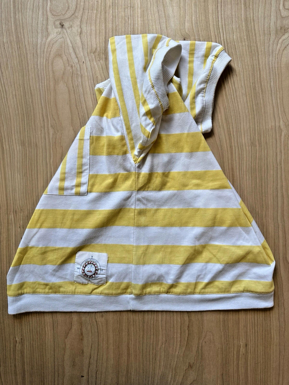 Vintage 80’s SHIRT Striped NEW DEPARTURES Label sailor girl nautical NEW WAVE