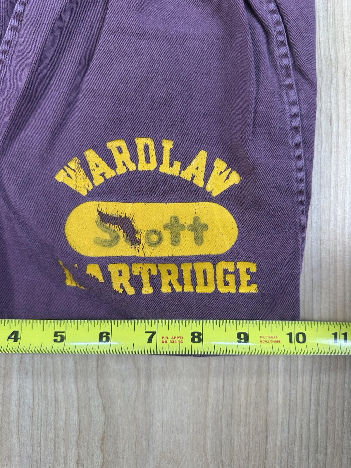 vintage 50's CHAMPION gym shorts WARDLAW HARTRIDGE private school XTRA SMALL
