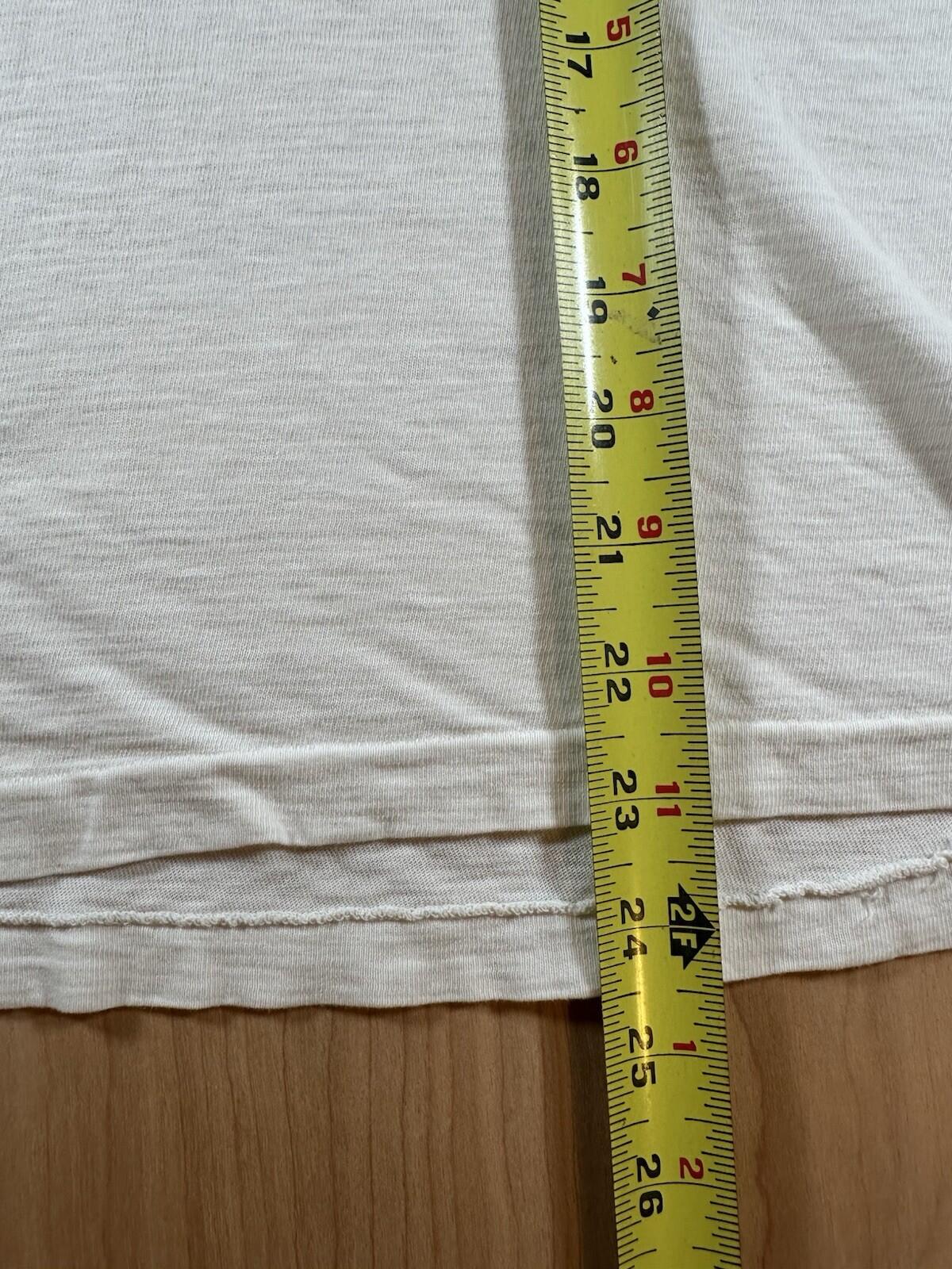 vintage 60's JOCKEY UNDERSHIRT v neck SHREDDED worn PATINA torn MEDIUM j6
