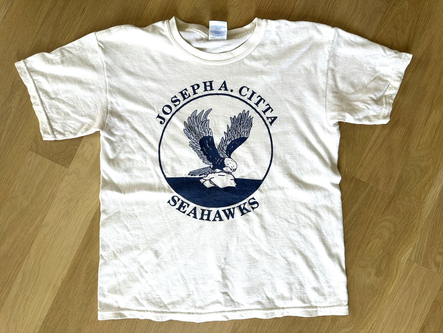 vintage SEAHAWKS elementary school MASCOT toms river NJ punk indie