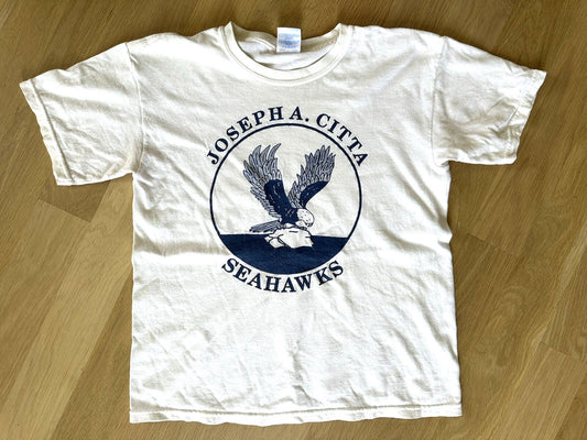 vintage SEAHAWKS elementary school MASCOT toms river NJ punk indie