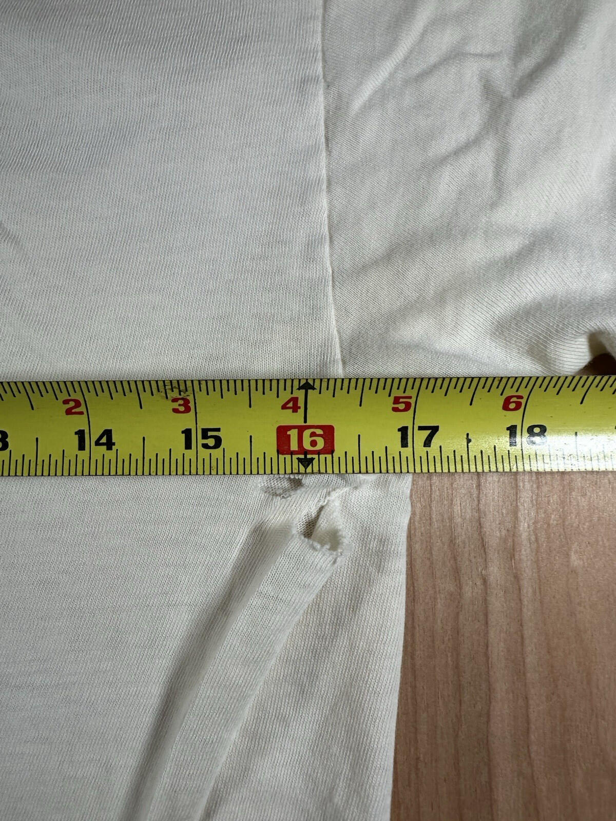 vintage 60's JOCKEY UNDERSHIRT v neck SHREDDED worn PATINA torn MEDIUM j4