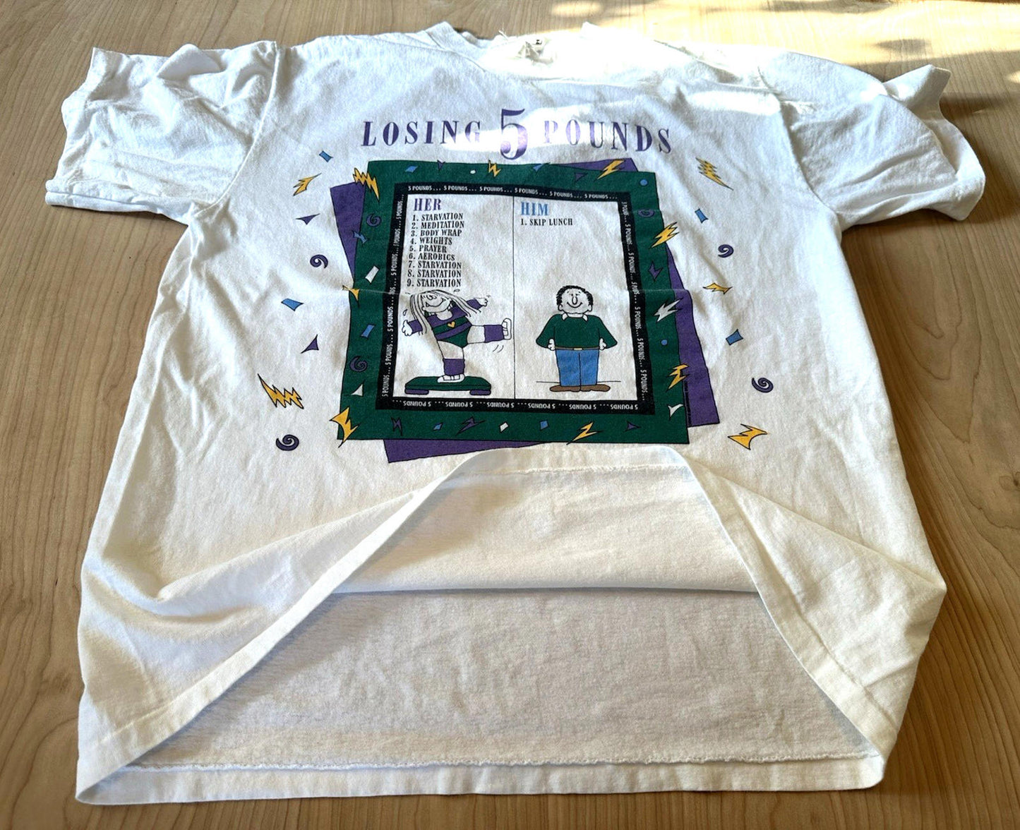 vintage 80's CATHY comic strip TSHIRT single stitch COTTON xtra large