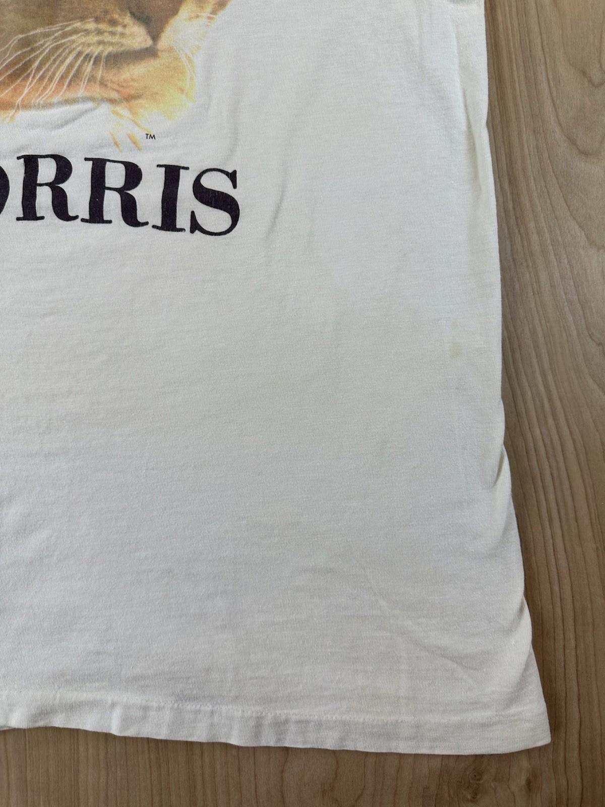 vintage 80's MORRIS THE CAT t shirt HEAVY COTTON bvd TAG single stitch indie