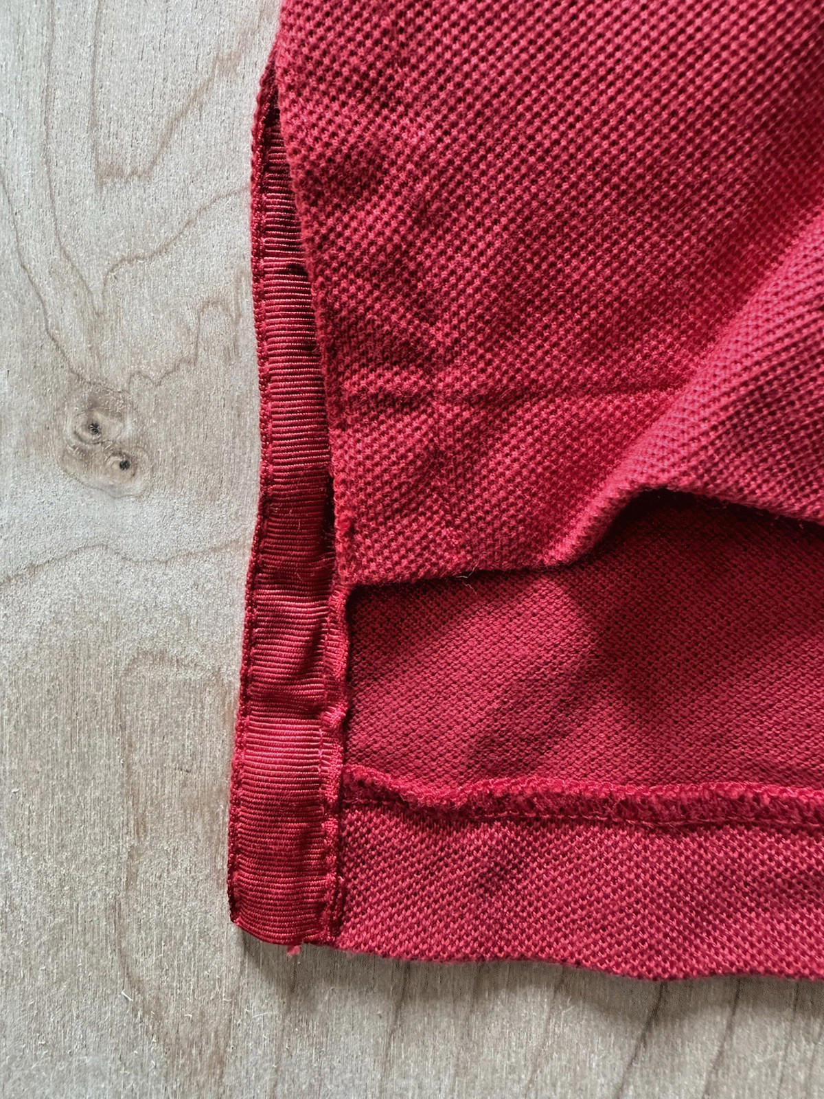 vintage 1970's RALPH LAUREN POLO shirt RED small CLEAN PREPPY icon