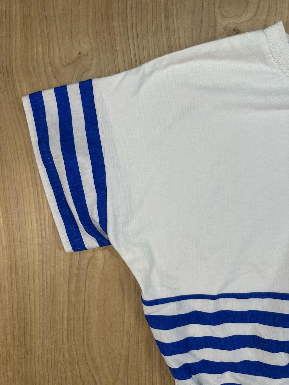 vintage 80's BOOTH BAY short sleeve SAILOR girl STRIPE anchor TOP large CUTE