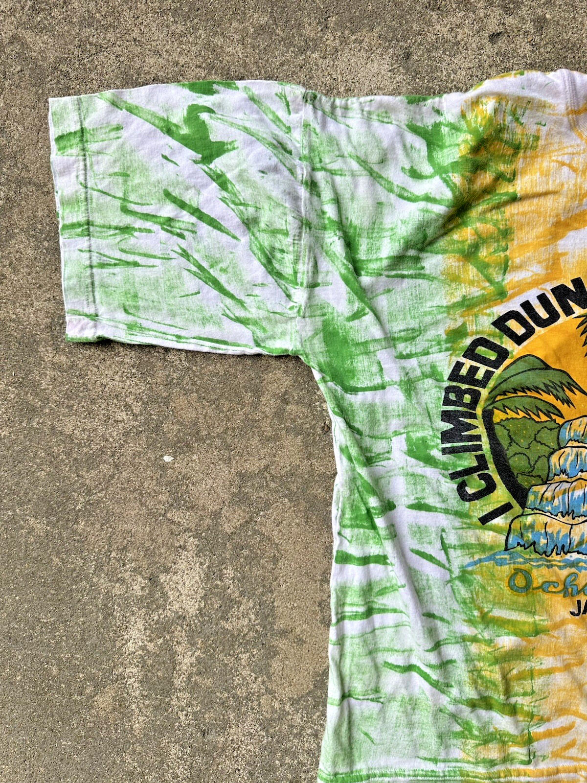 vintage JAMAICA T SHIRT reggae OCHO RIOS oversized RASTA boxy 80's fit SEEN!