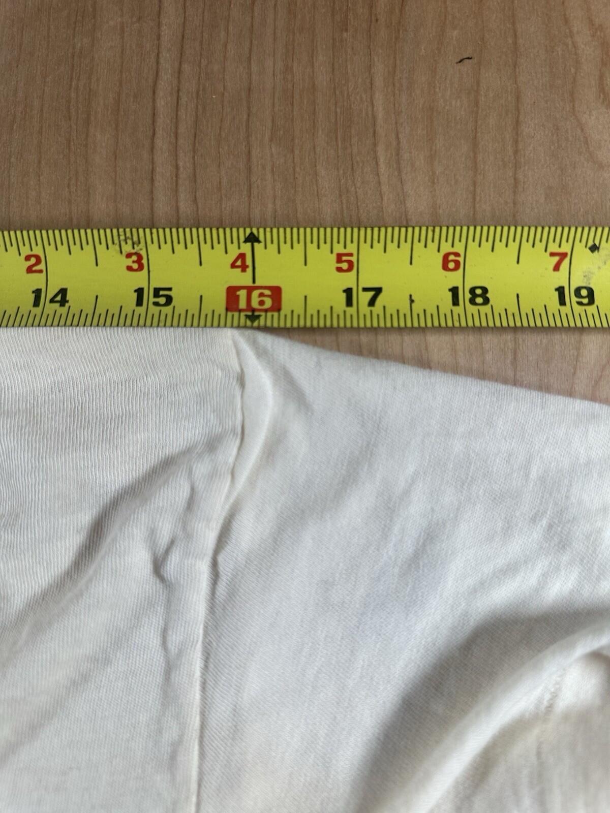 vintage 60's JOCKEY UNDERSHIRT v neck SHREDDED worn PATINA torn MEDIUM j2