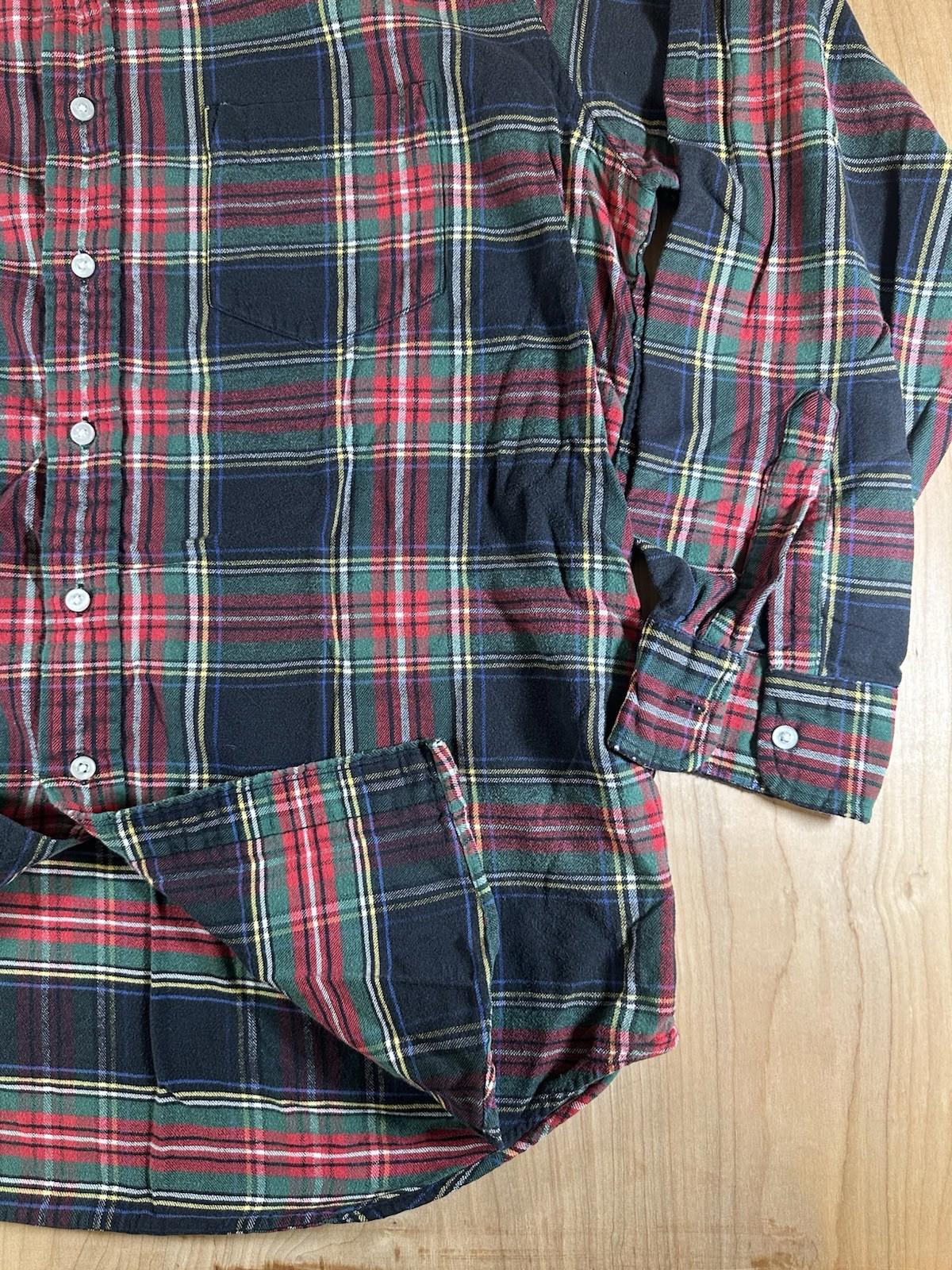 vintage 1980's LL BEAN flannel LONG SLEEVE worn SOFT preppy XTRA LARGE classic