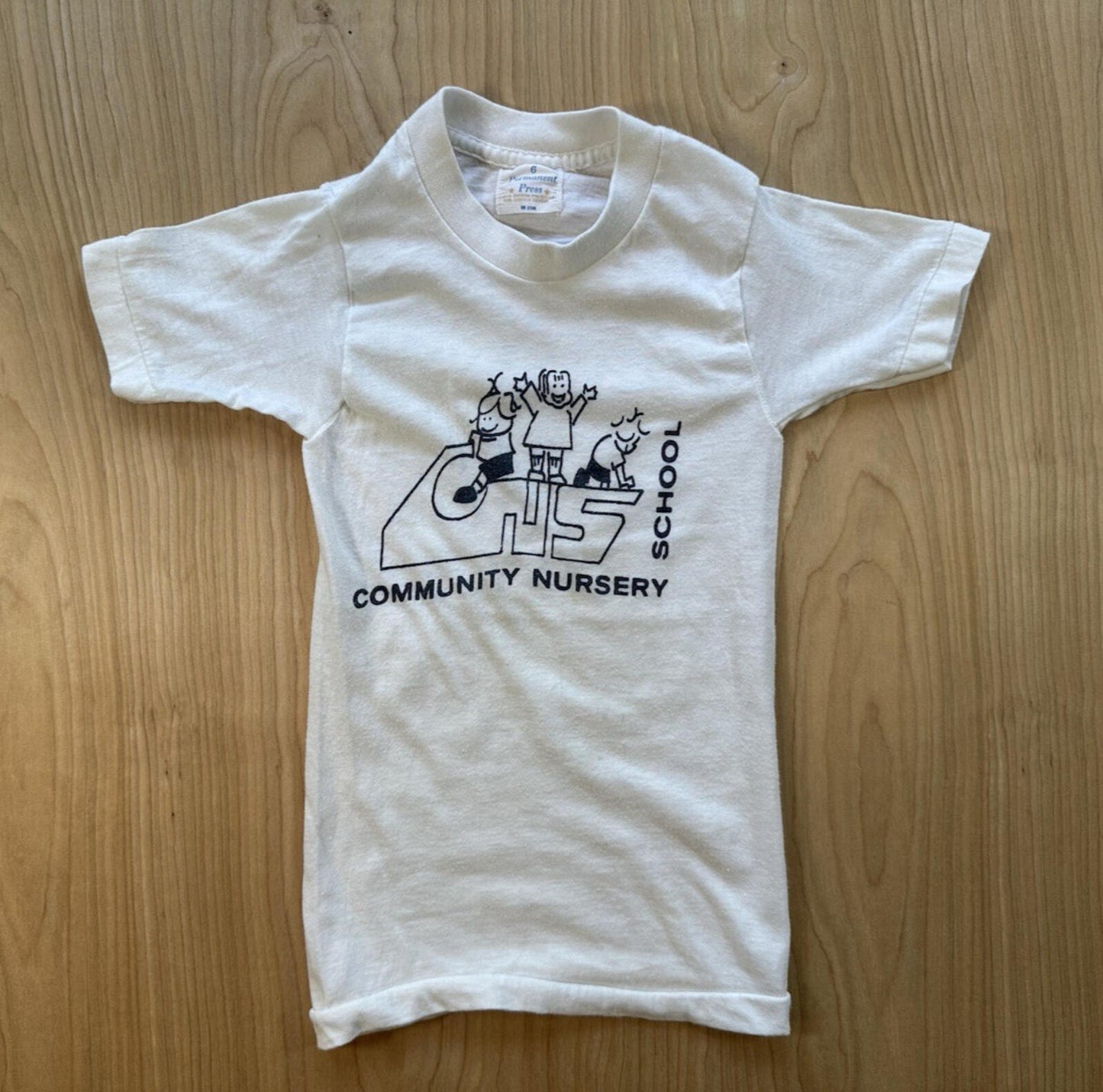 vintage 1970's kid size single stitch T SHIRT youth indie
