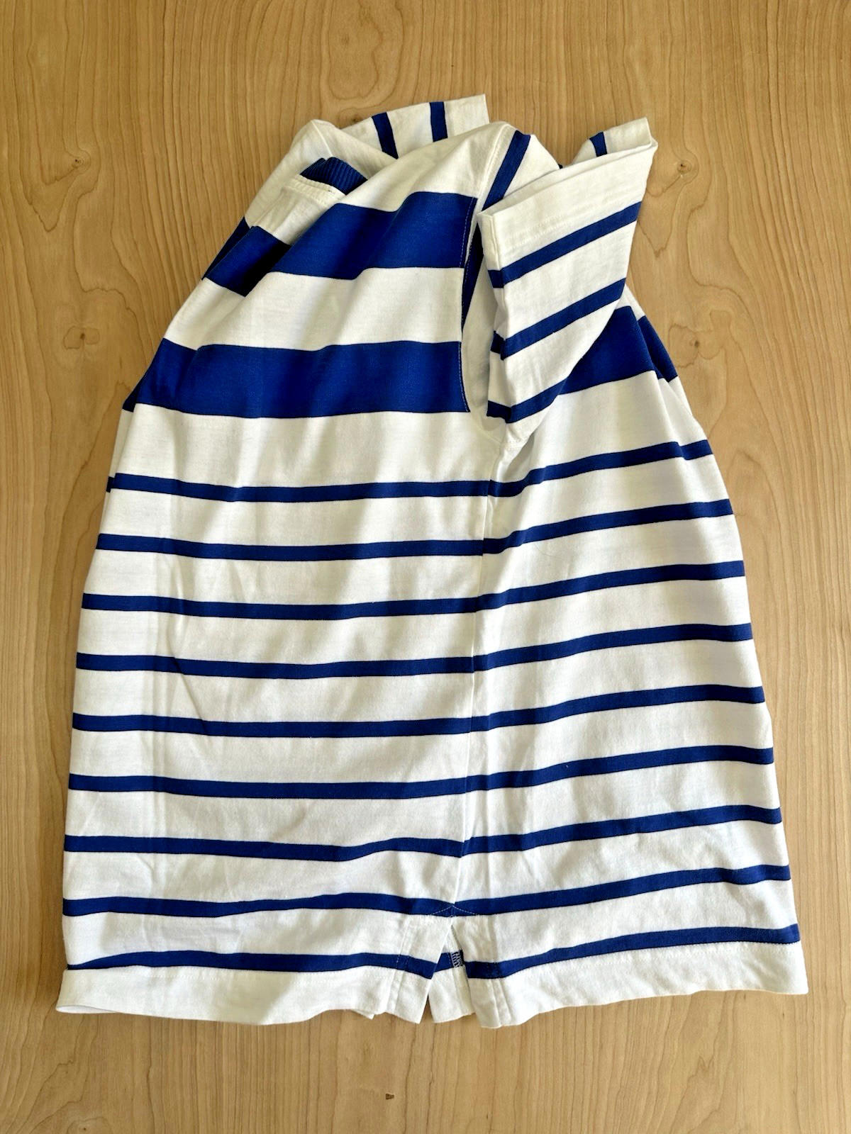 1980's liz clairborne sailor stripe tee 100% cotton preppy nautical small
