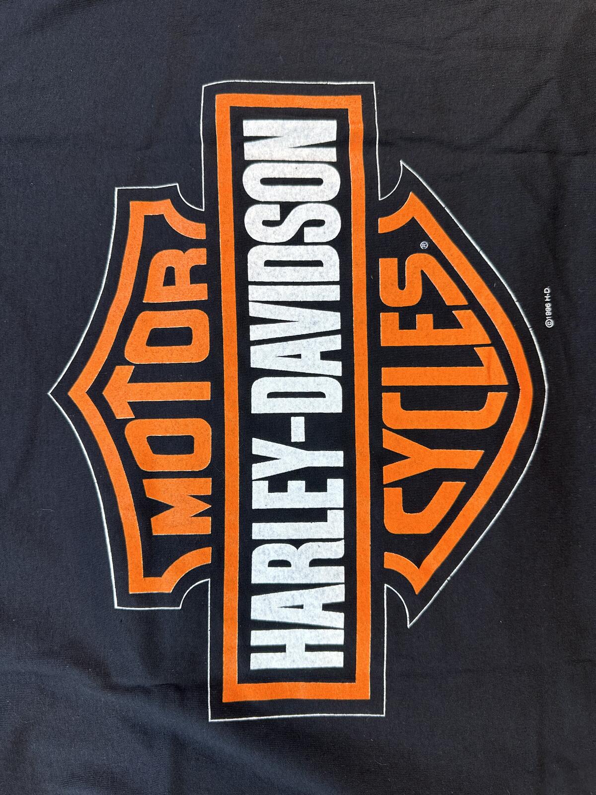Vintage 90s Harley Davidson Nothing Sounds Like Tshirt single stitch large usa