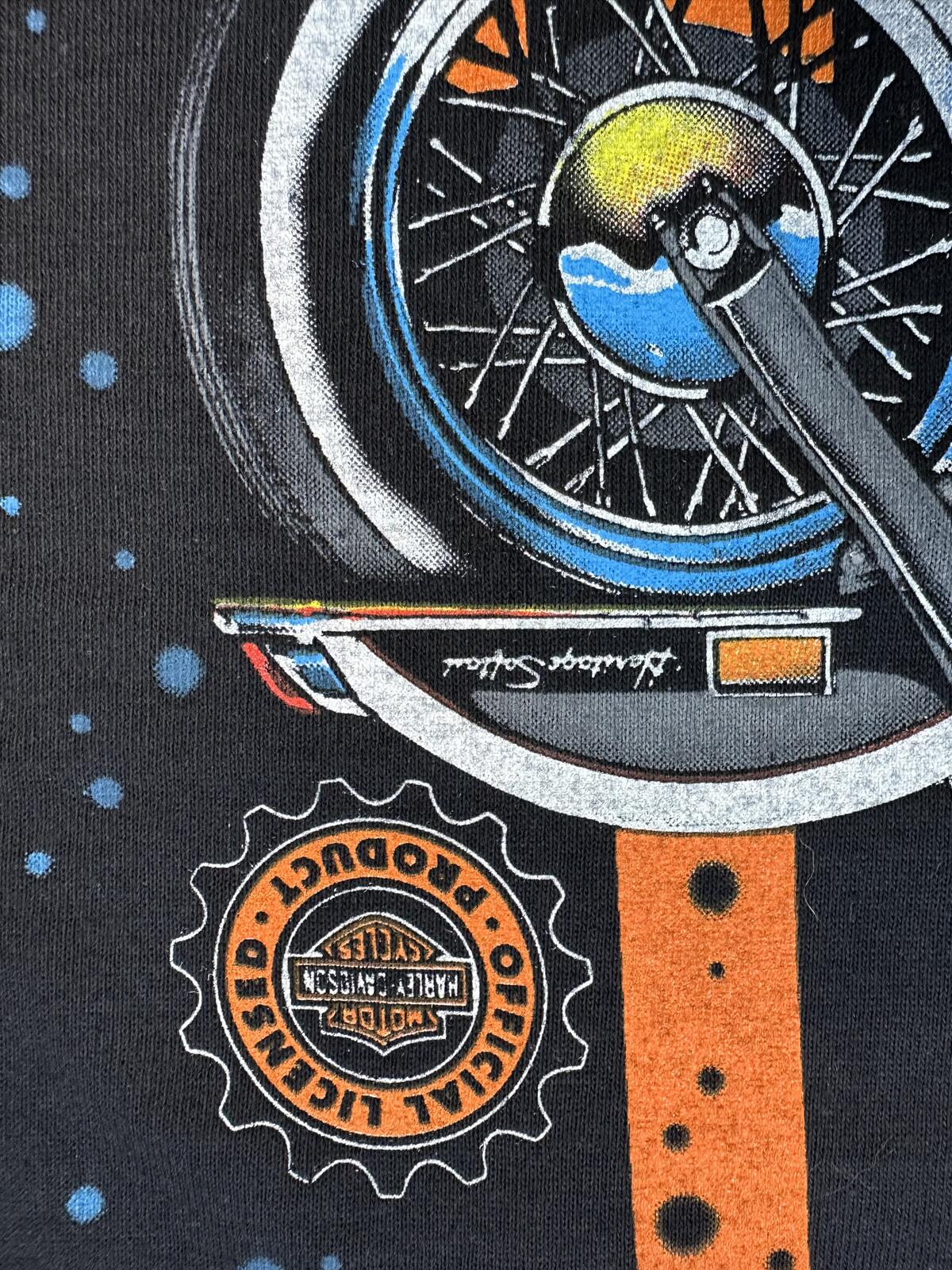 Vintage 90s Harley Davidson Nothing Sounds Like Tshirt single stitch large usa