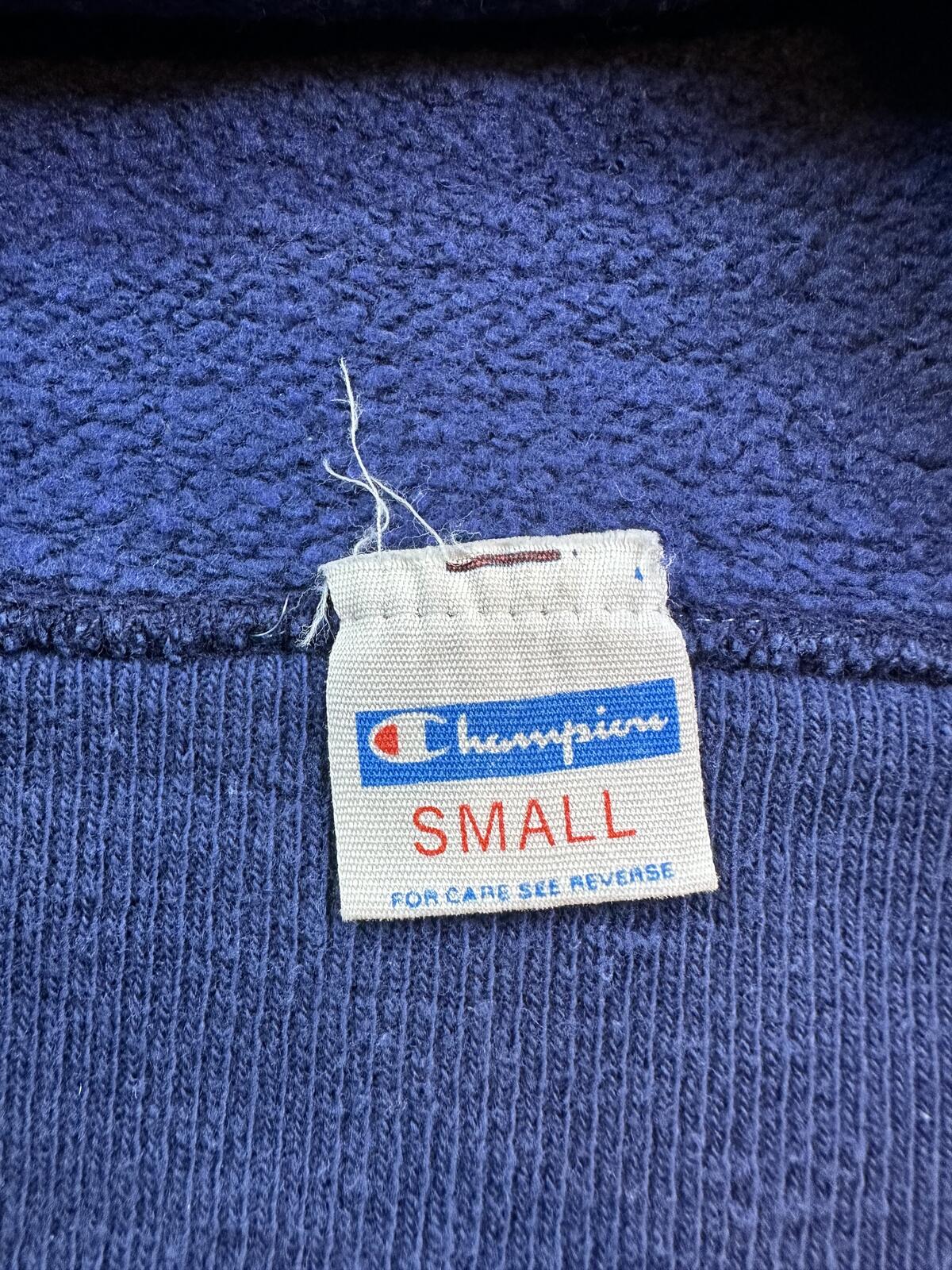 Vintage 70s Champion Hoodie Parsippany cross country usa cotton sports small