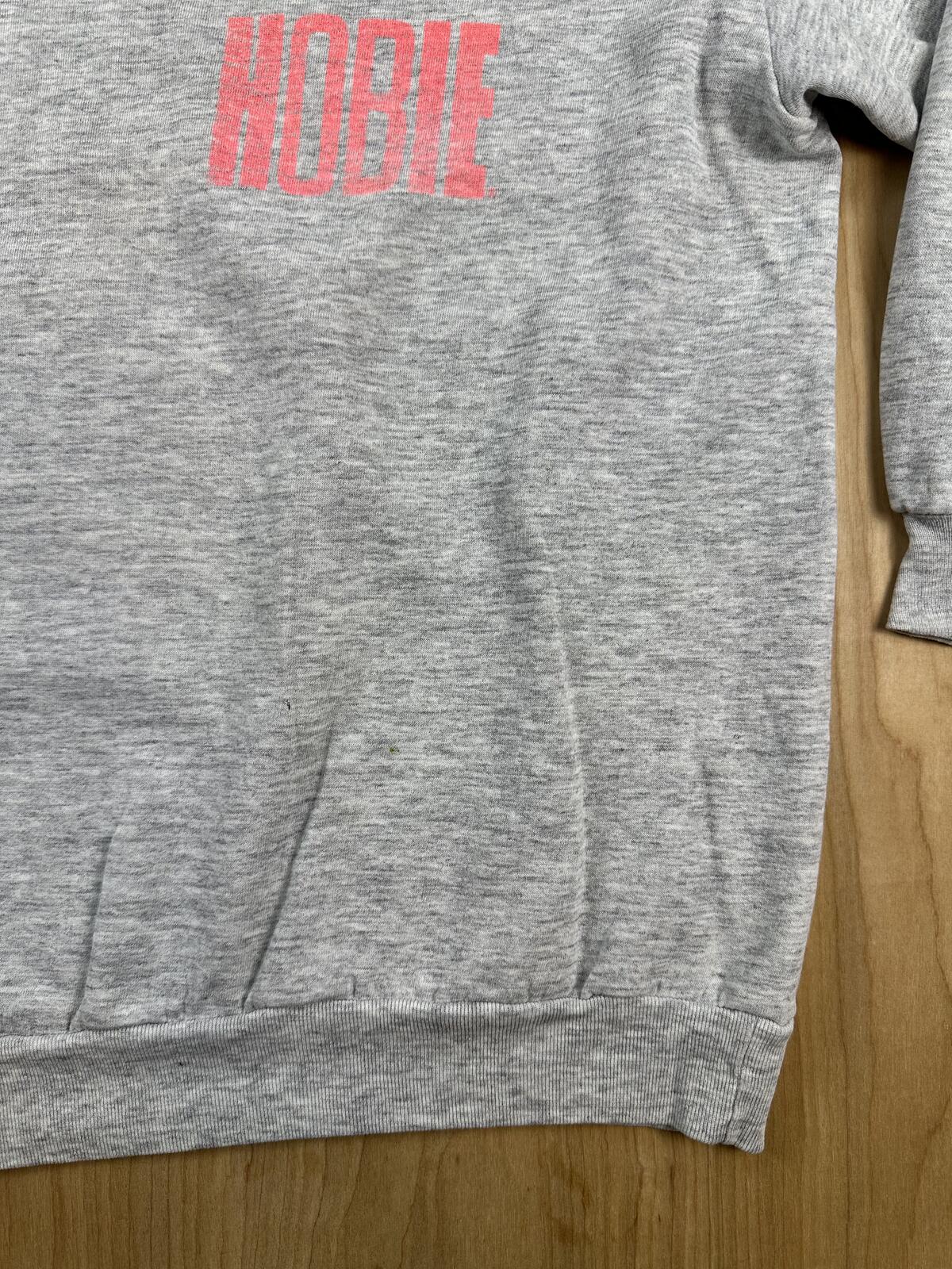 Vintage 90s Hobie Sweatshirt Large heather gray surfer soft faded beach