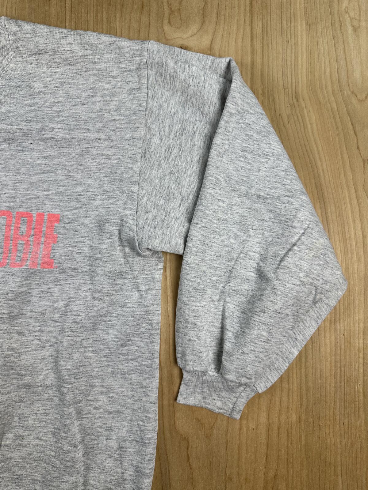 Vintage 90s Hobie Sweatshirt Large heather gray surfer soft faded beach
