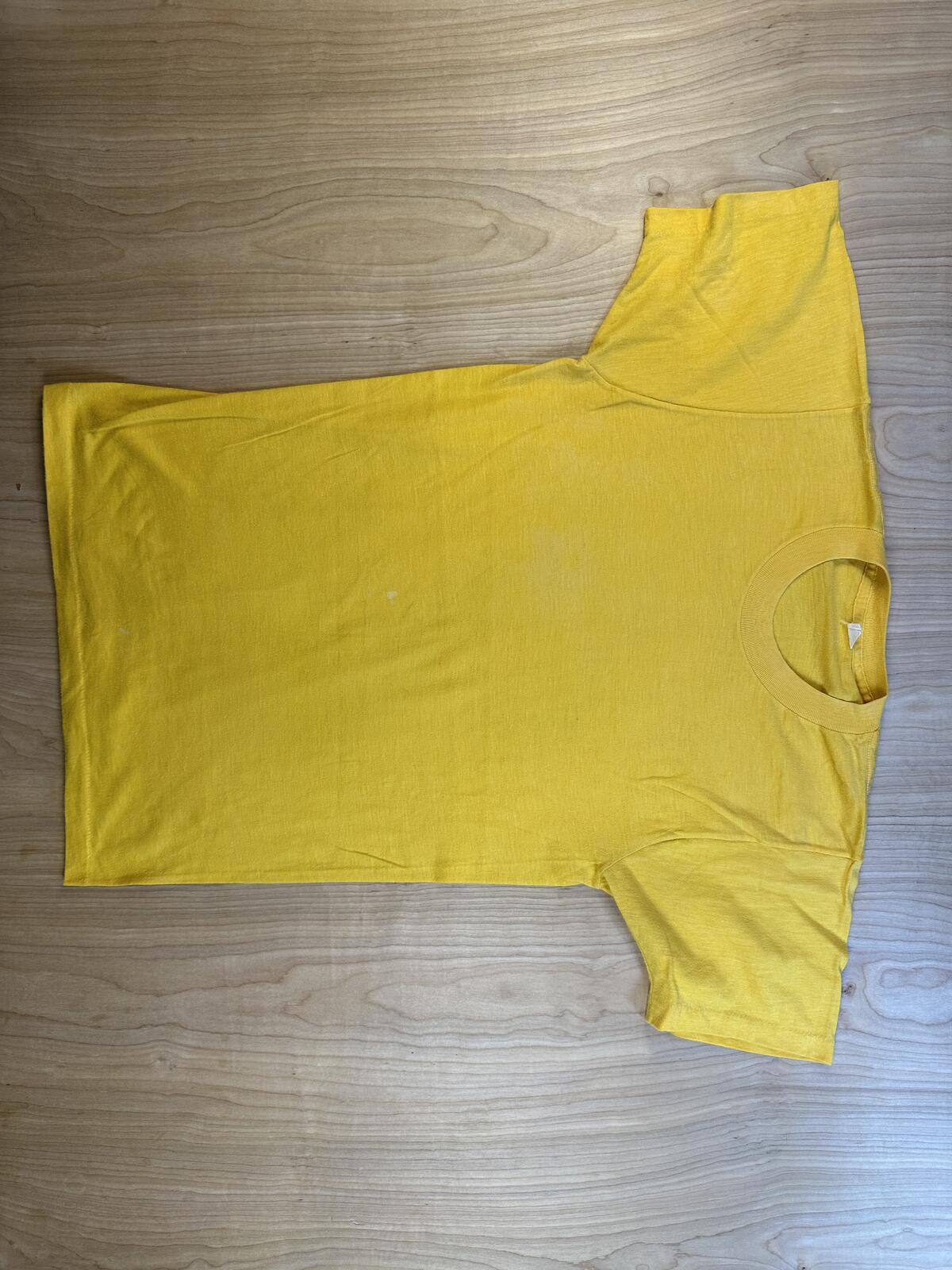 Vintage 80s Przyhocki & Son tshirt Single Stitch small yellow trucking worn