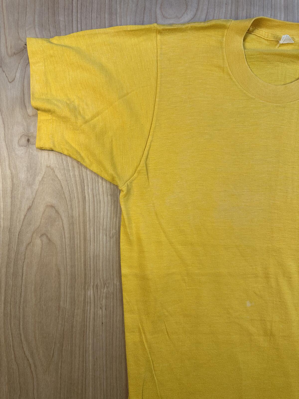 Vintage 80s Przyhocki & Son tshirt Single Stitch small yellow trucking worn