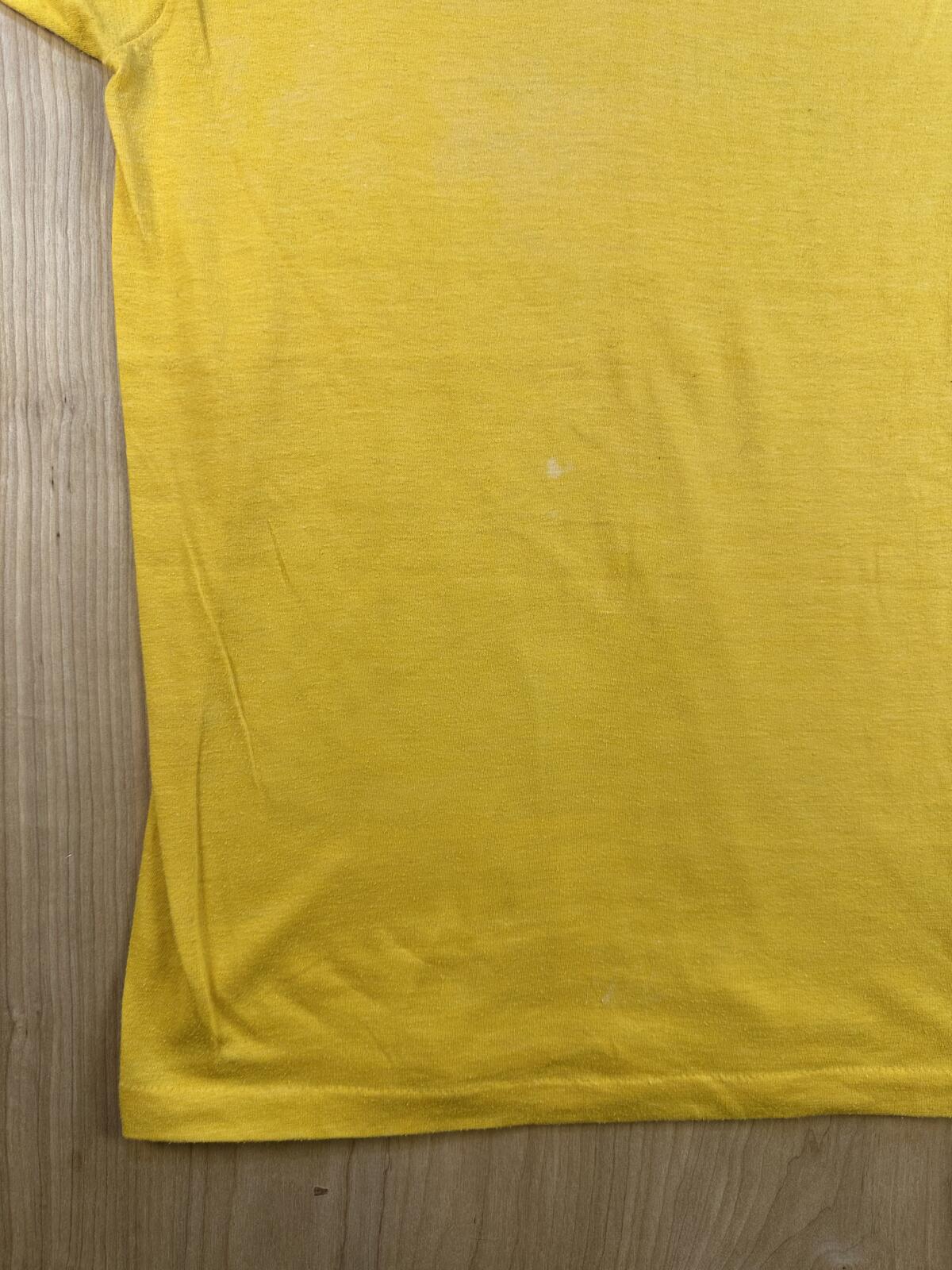 Vintage 80s Przyhocki & Son tshirt Single Stitch small yellow trucking worn