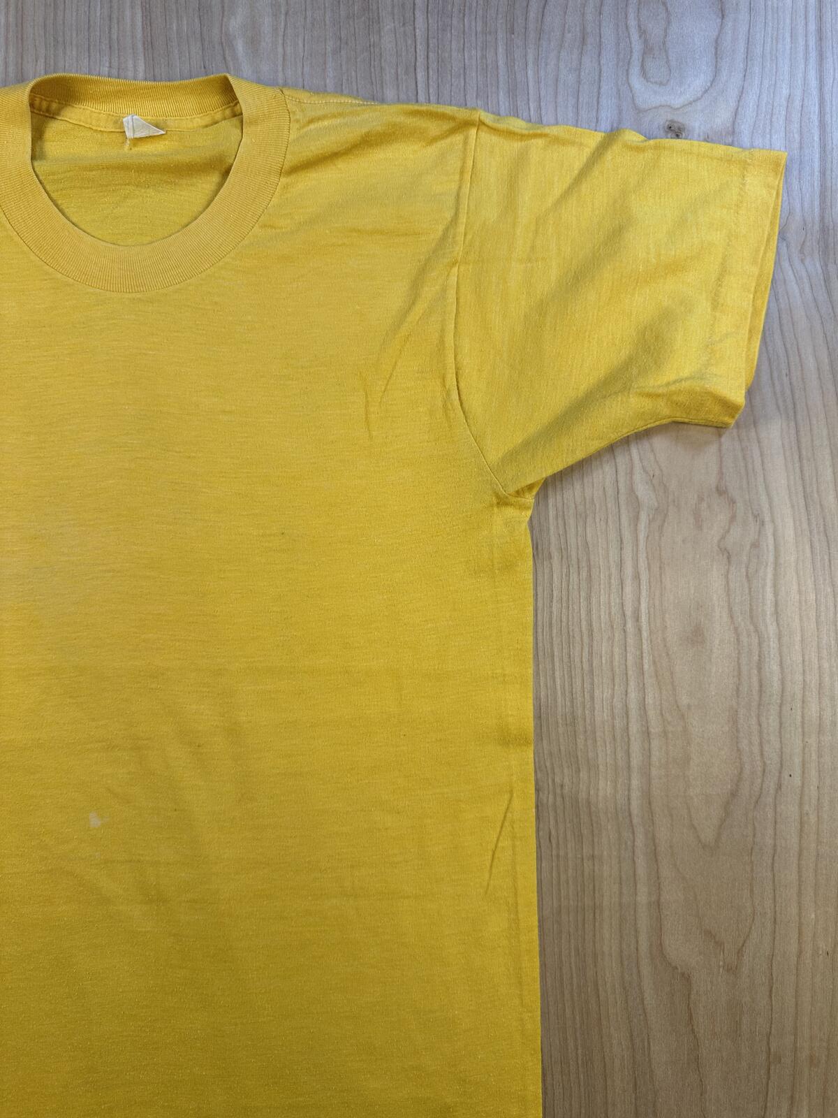 Vintage 80s Przyhocki & Son tshirt Single Stitch small yellow trucking worn