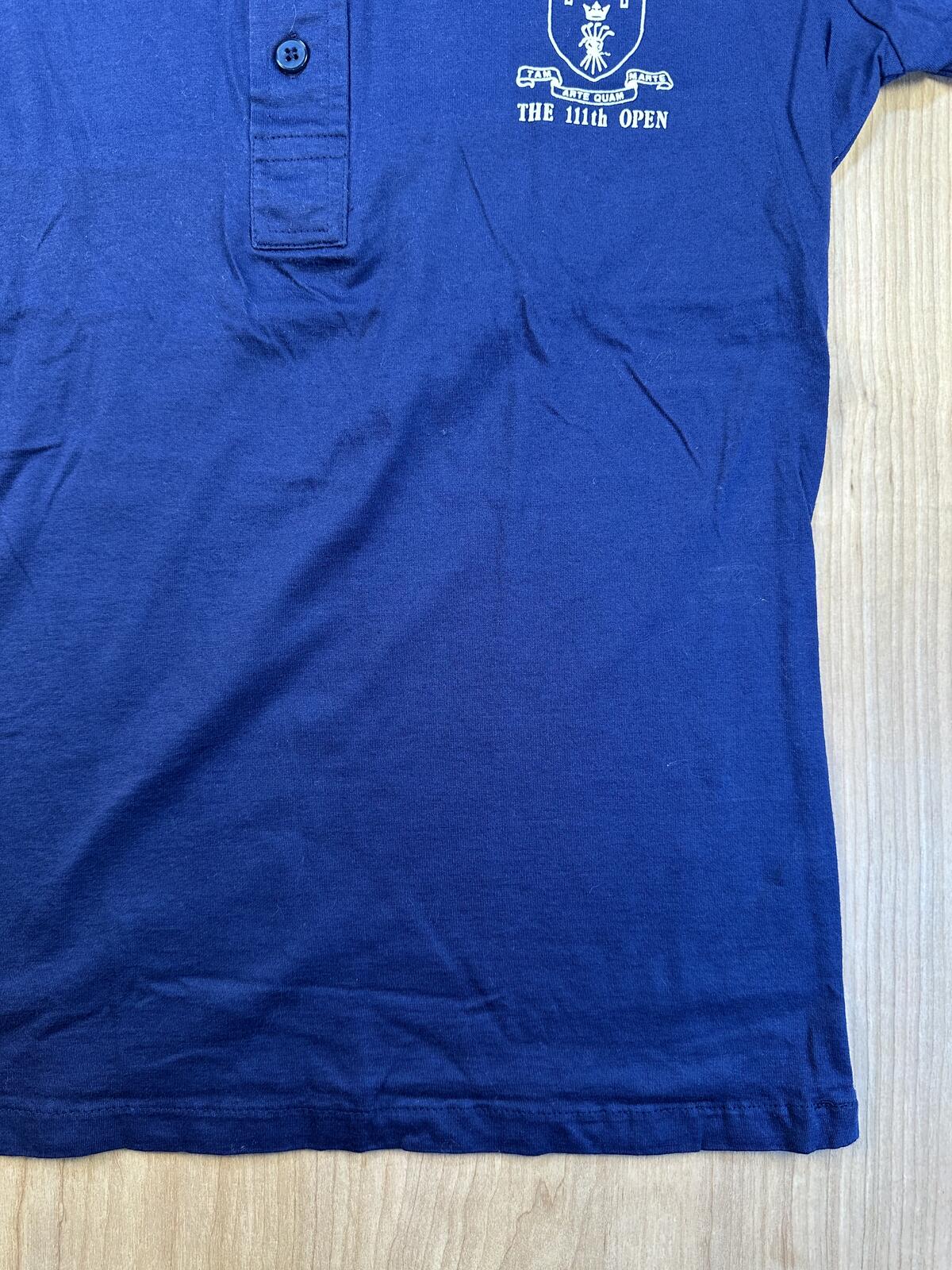 Vintage 80s Royal Troon Golf Club shirt Single Stitch made in Britain cotton