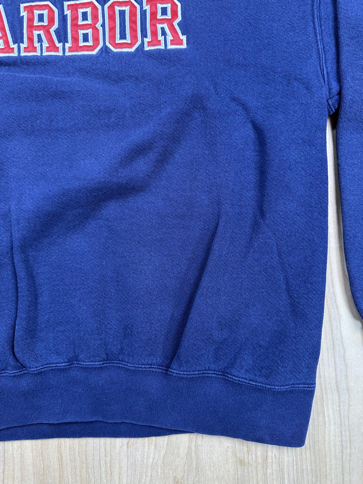 Vintage 90s Stone Harbor sweatshirt Oarsman 913 large made in usa embroidered