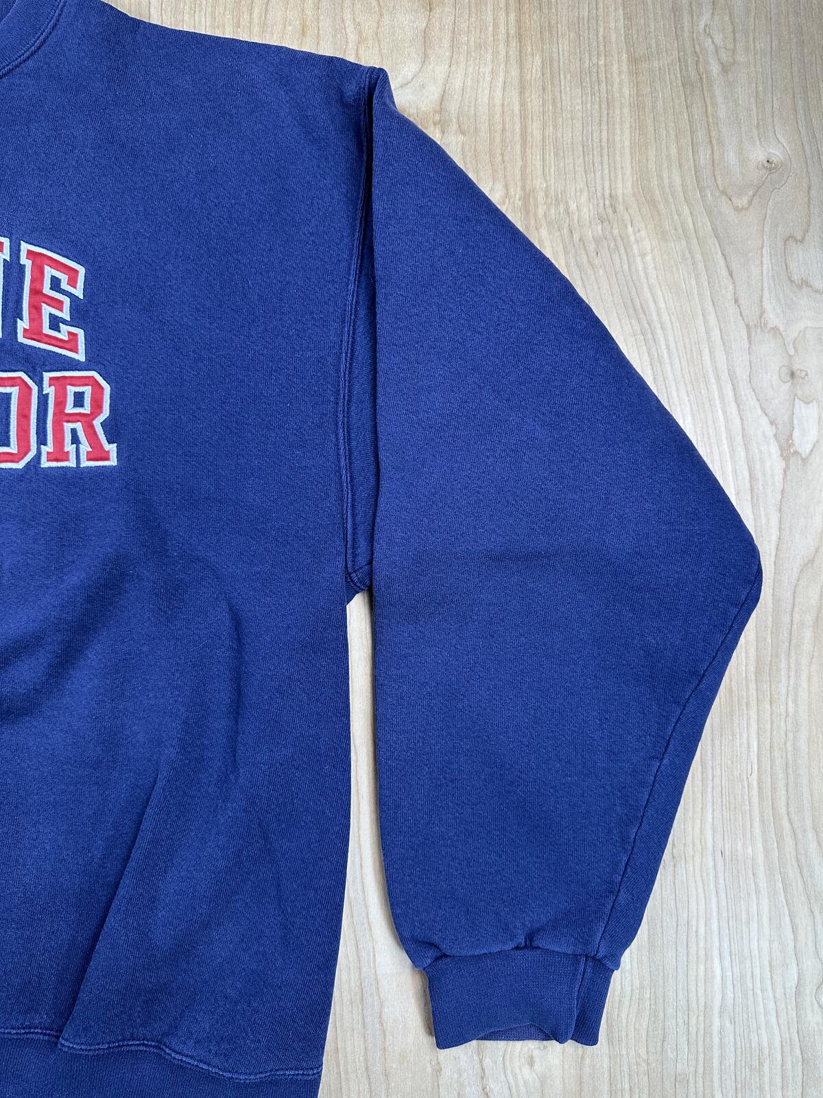 Vintage 90s Stone Harbor sweatshirt Oarsman 913 large made in usa embroidered