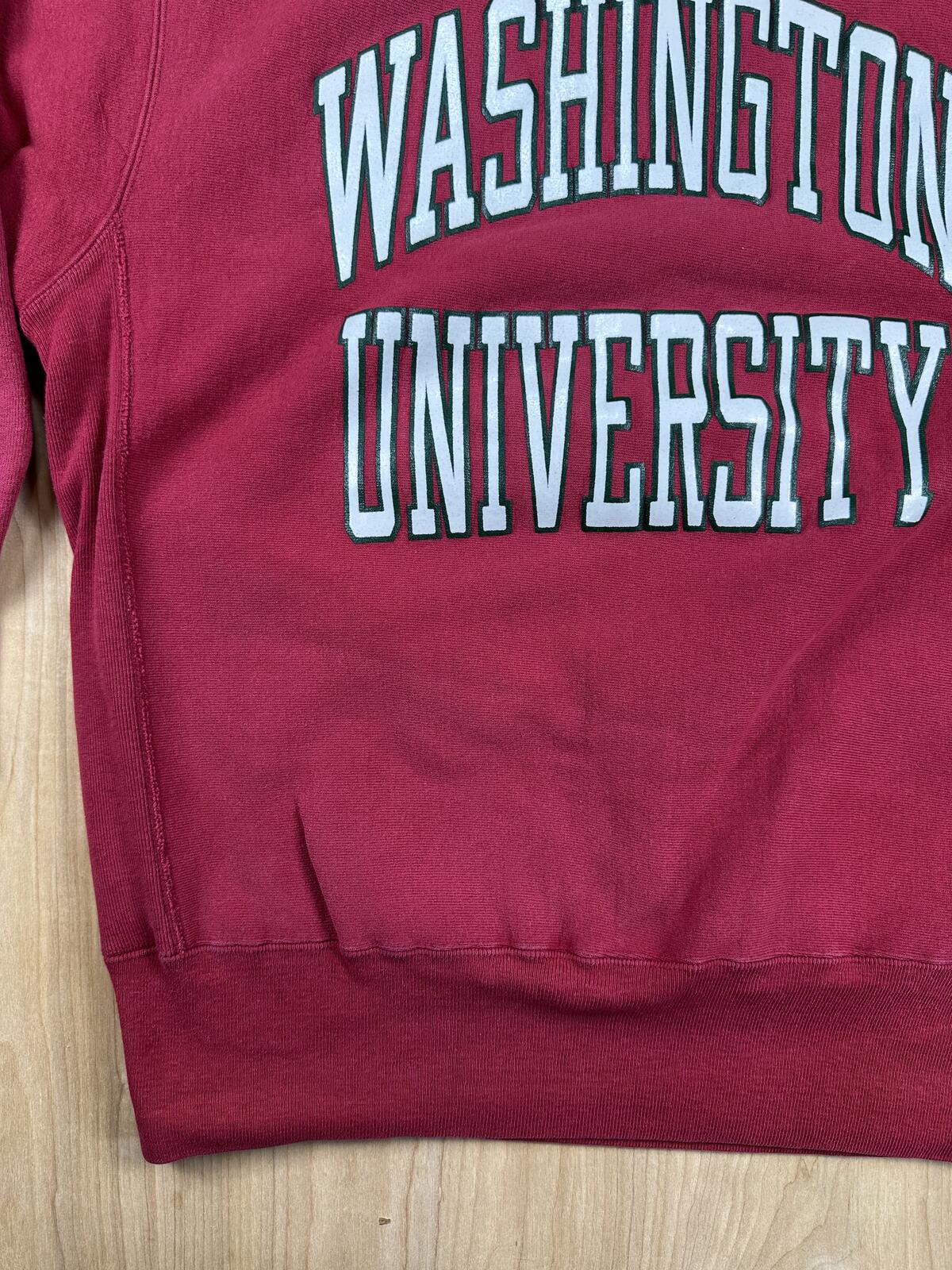 Vintage 90s Champion Reverse Weave Washington University sweatshirt xl made usa