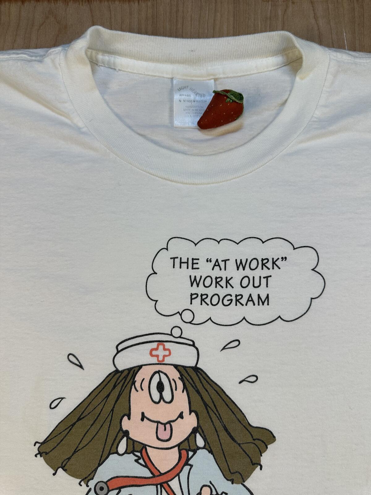 Vintage 90s Cathy Nursing tshirt xxl 100% cotton nurse mates