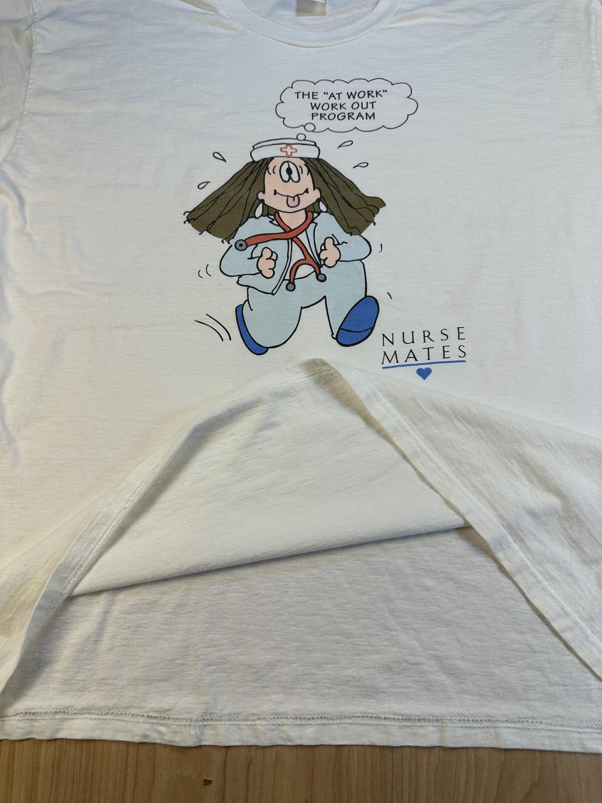 Vintage 90s Cathy Nursing tshirt xxl 100% cotton nurse mates