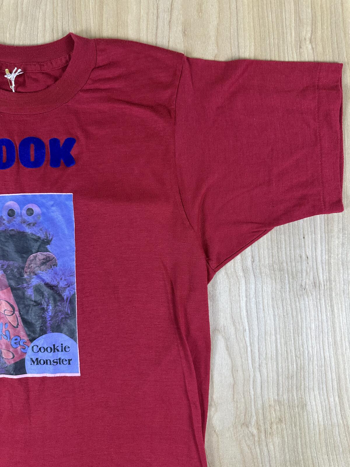 VIntage 80s Cookie Monster tshirt single stitch small made in usa sesame street