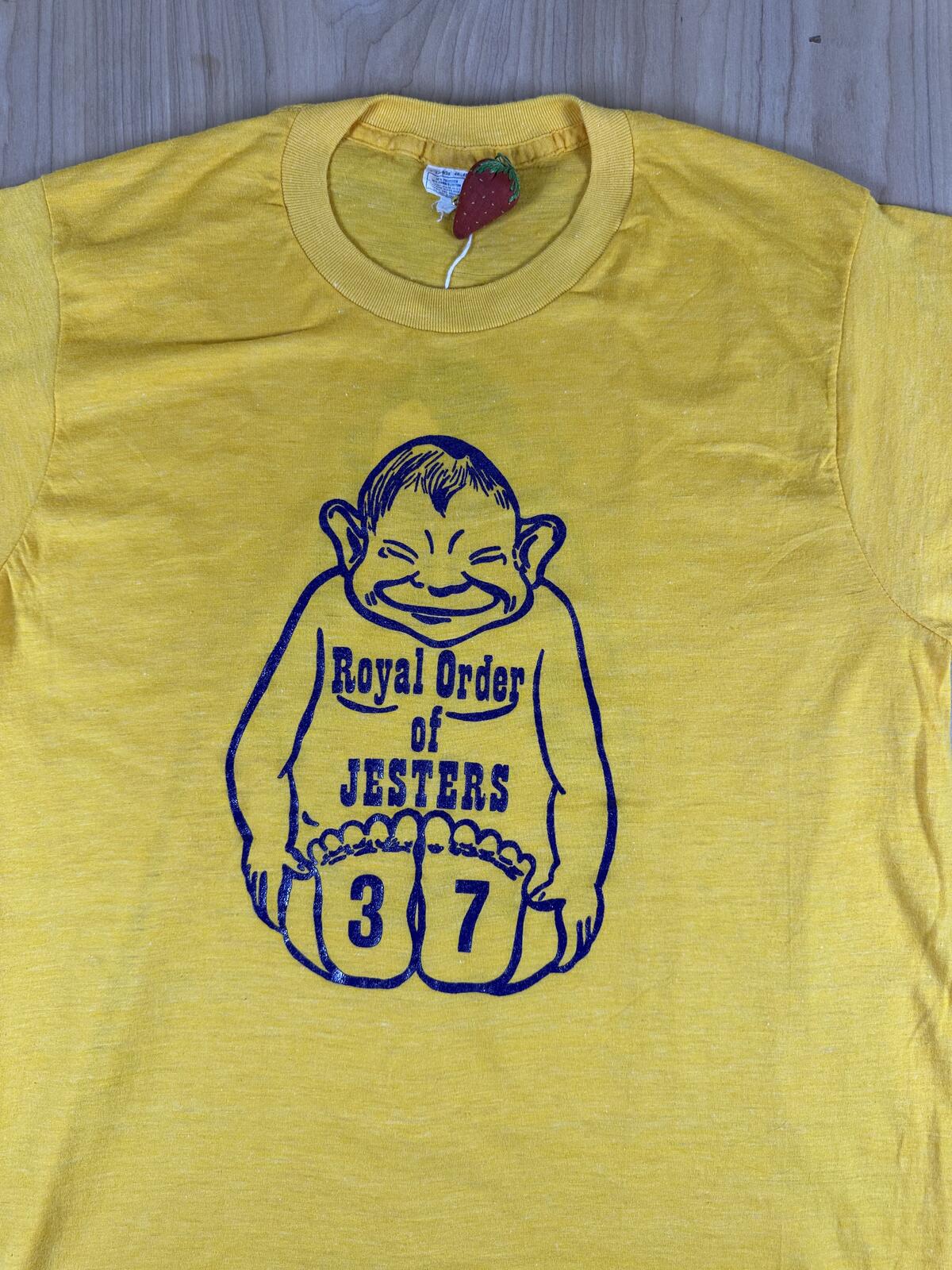 Vintage 70s Royal Order of Jesters tshirt Single Stitch made in usa xlarge butt