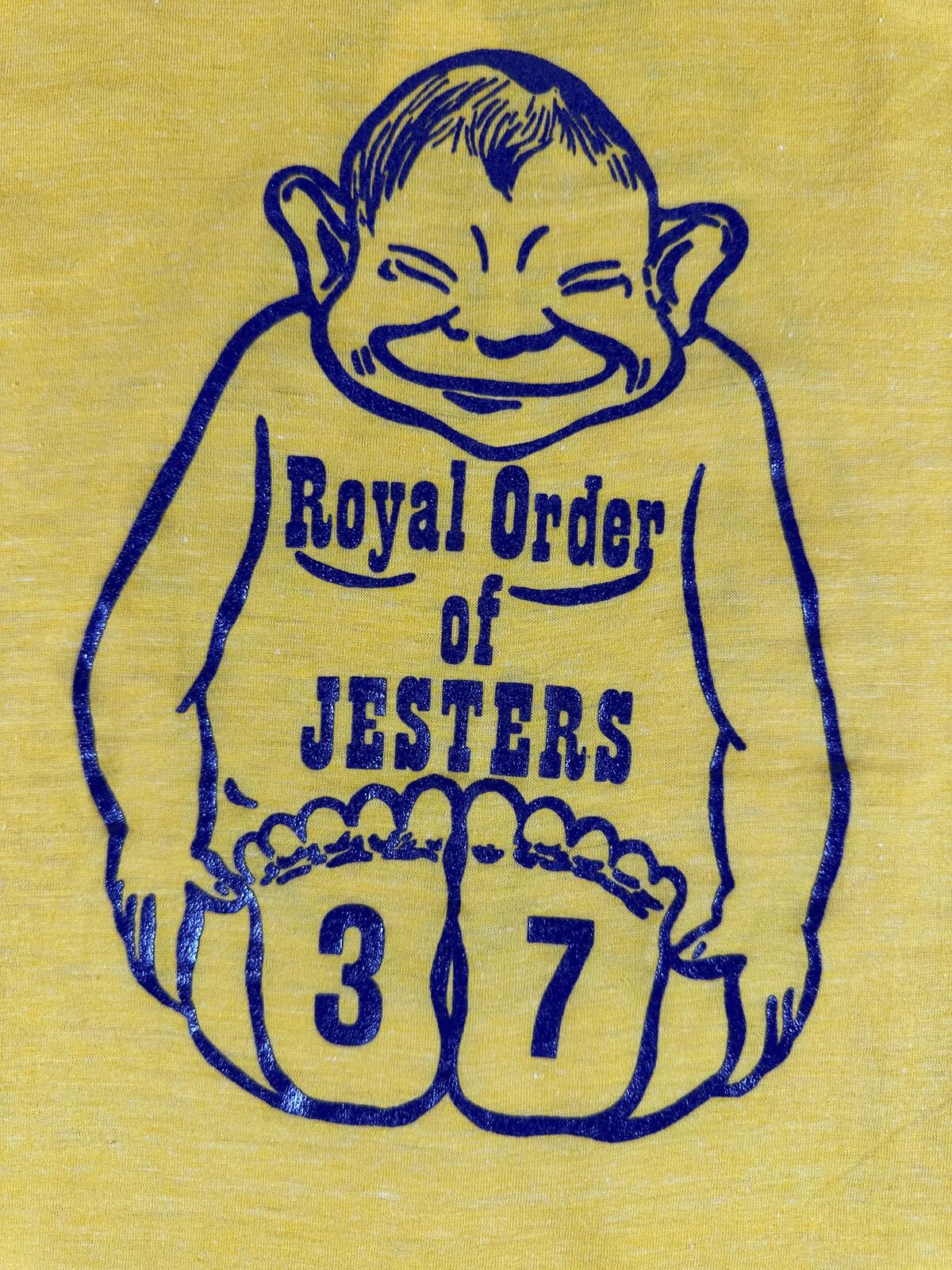 Vintage 70s Royal Order of Jesters tshirt Single Stitch made in usa xlarge butt